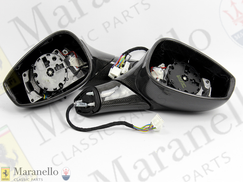 458 Door Mirror Body Kit Glossy carbon look (without mirror)