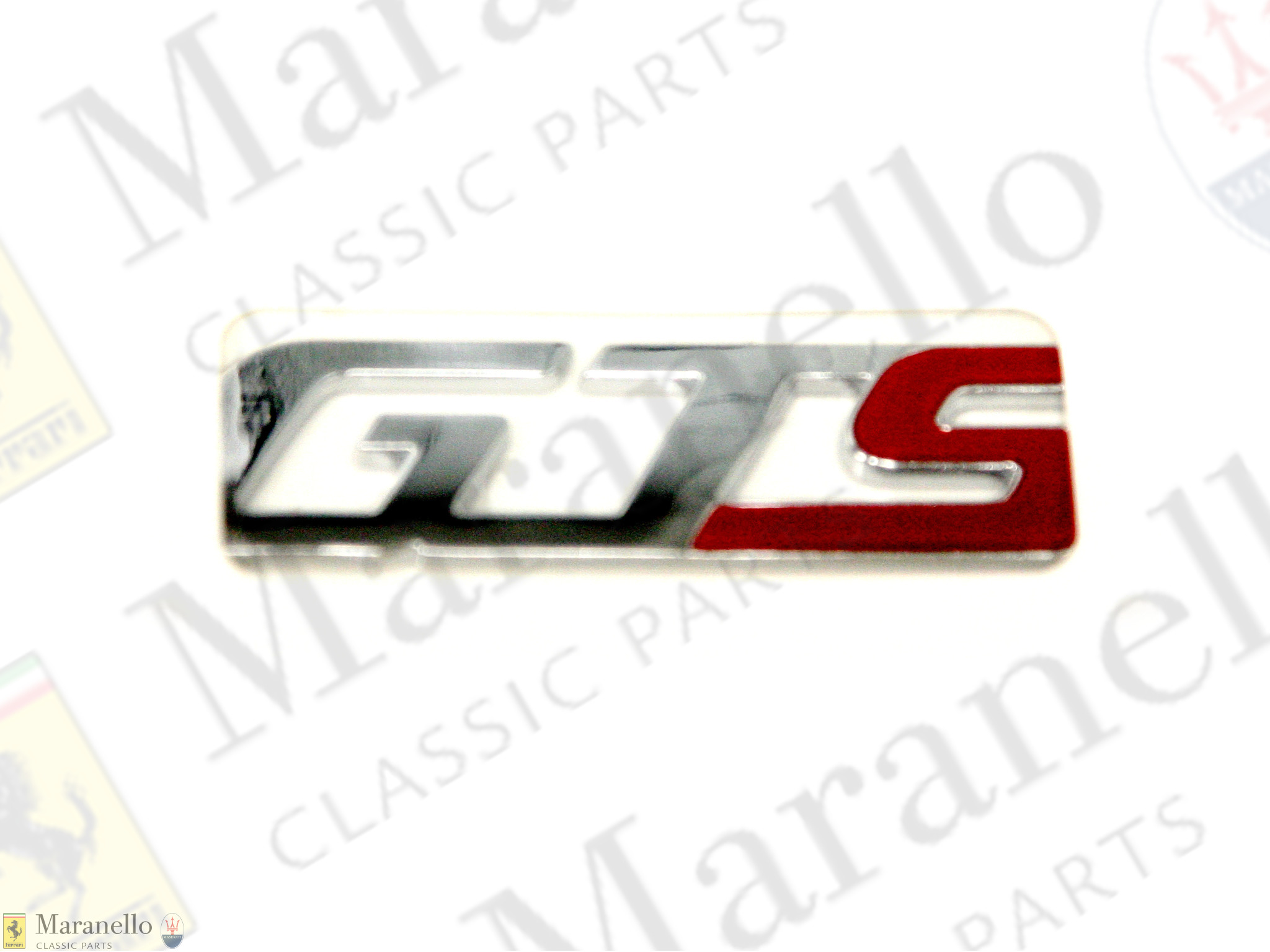Maserati part 670030813 - Rear Emblem (Gts) | Maranello Classic Parts