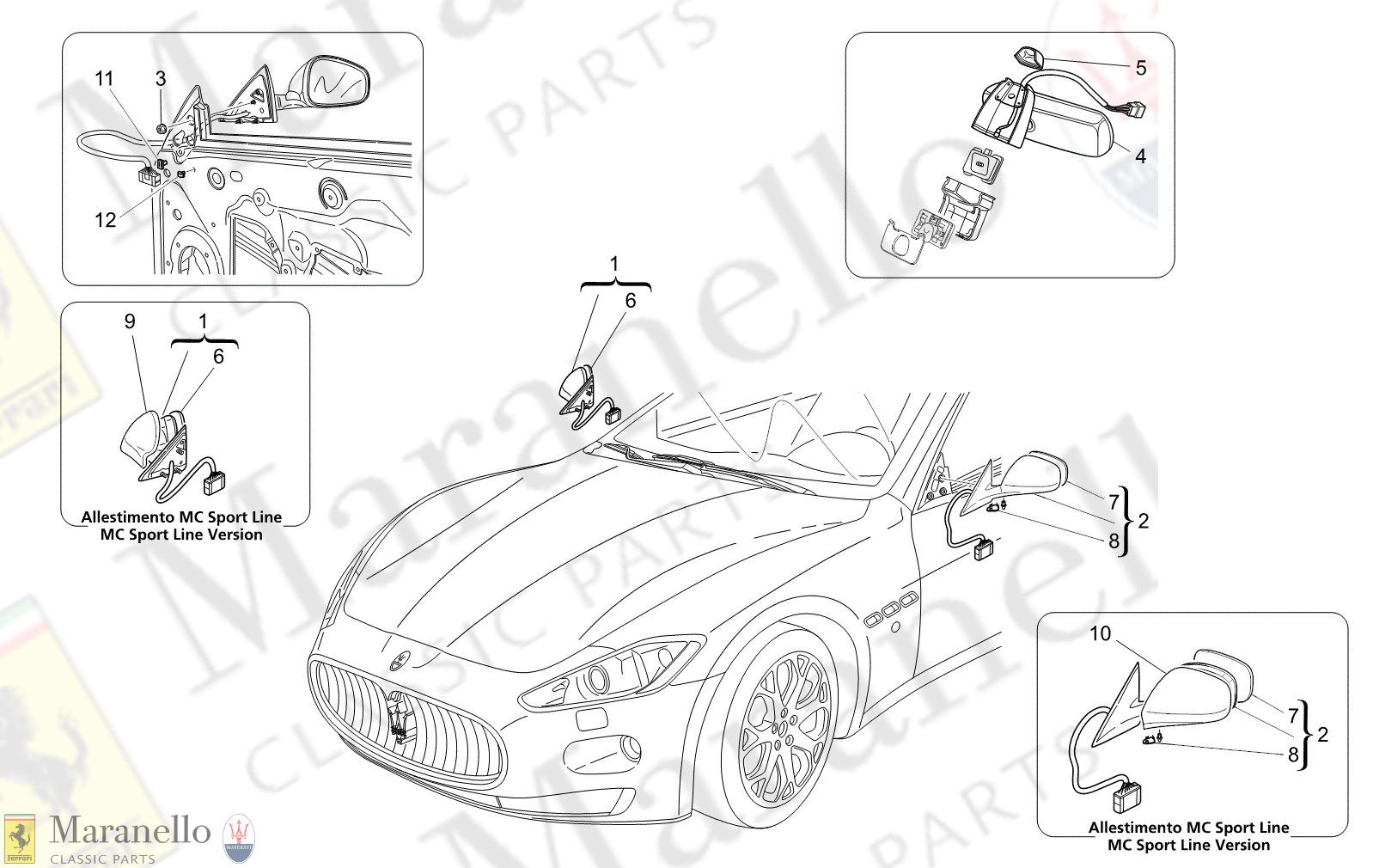 09.35 - 1 - 0935 - 1 Internal And External Rear-View Mirrors
