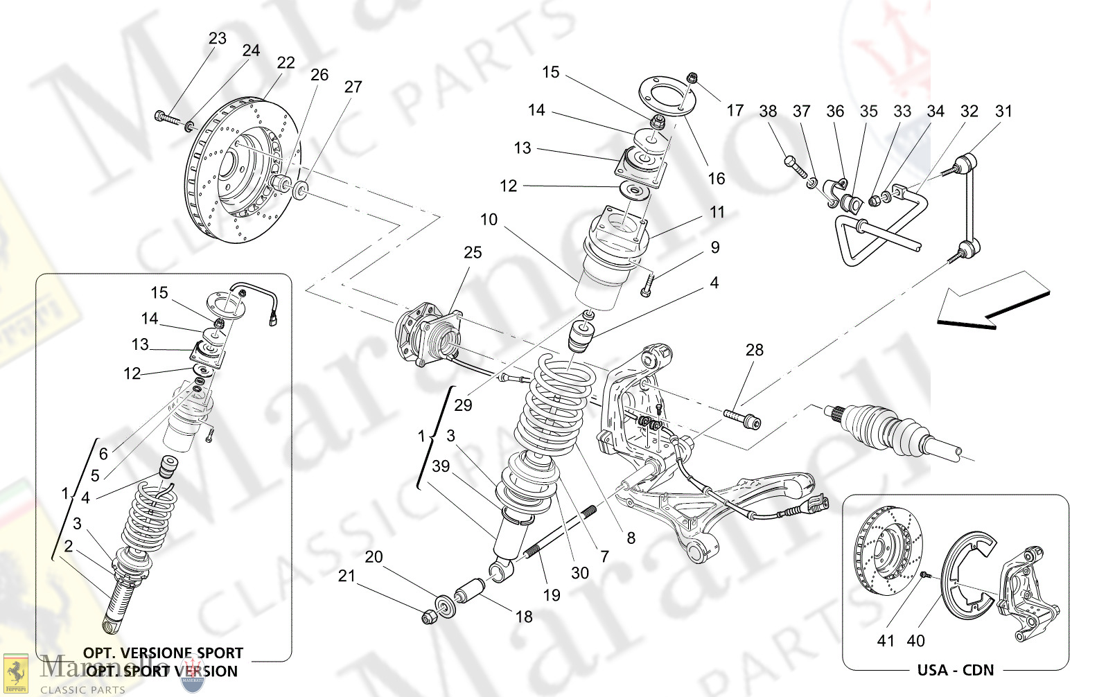 M6.21 - 11 - M621 - 11 Rear Shock Absorber Devices