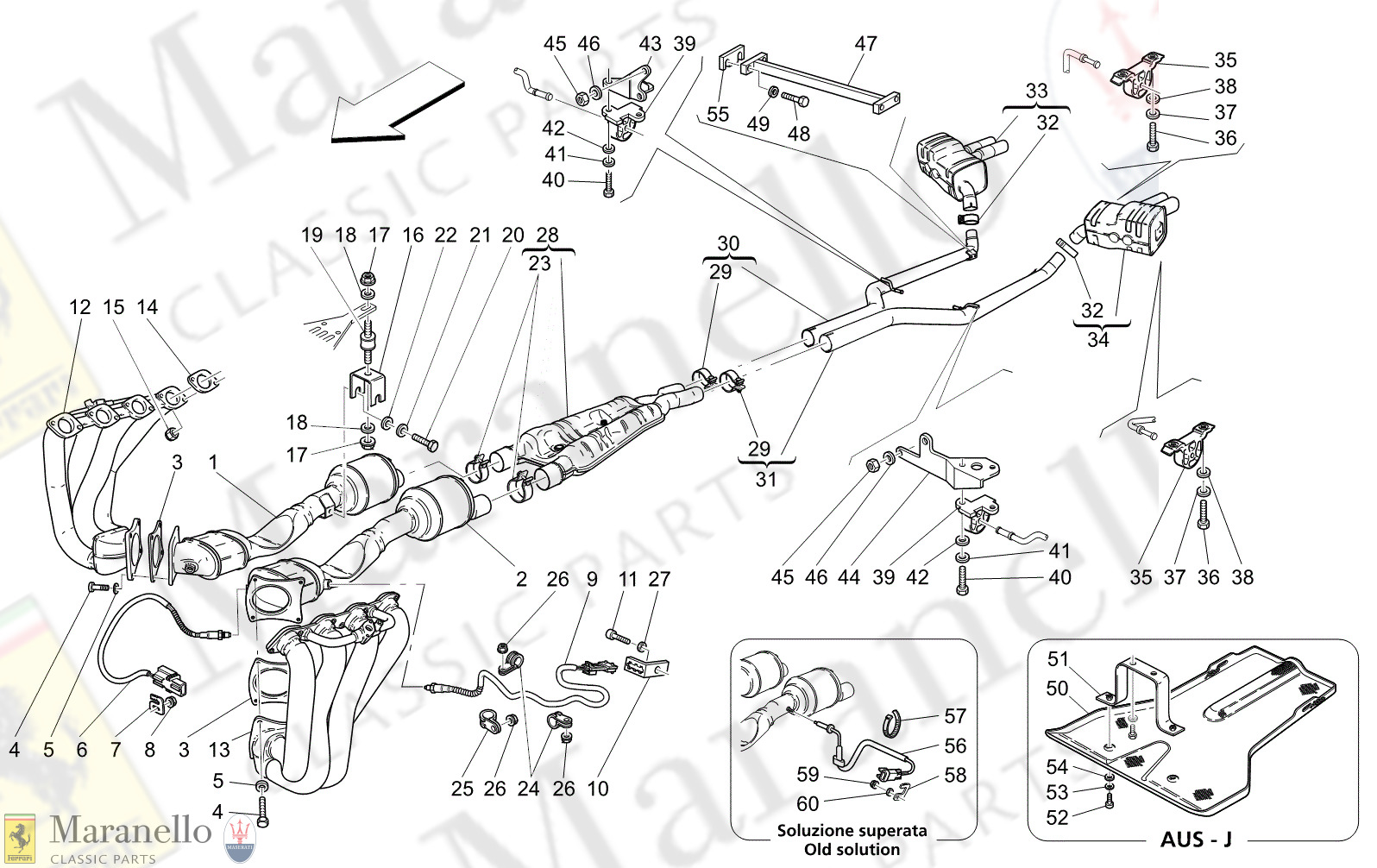 M1.82 - 13 - M182 - 13 Exhaust System