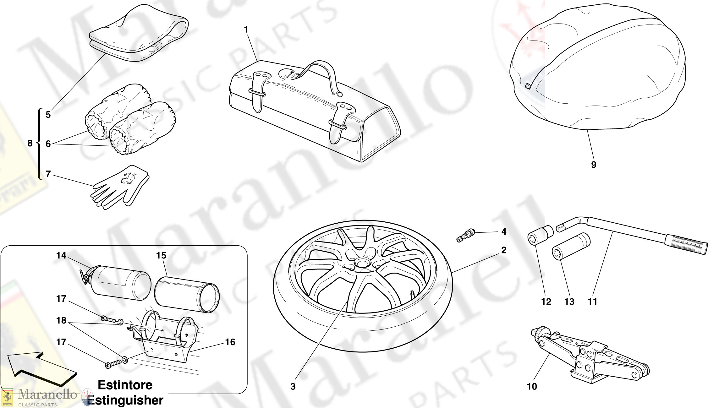 067 - Spare Wheel And Accessories -Optional-