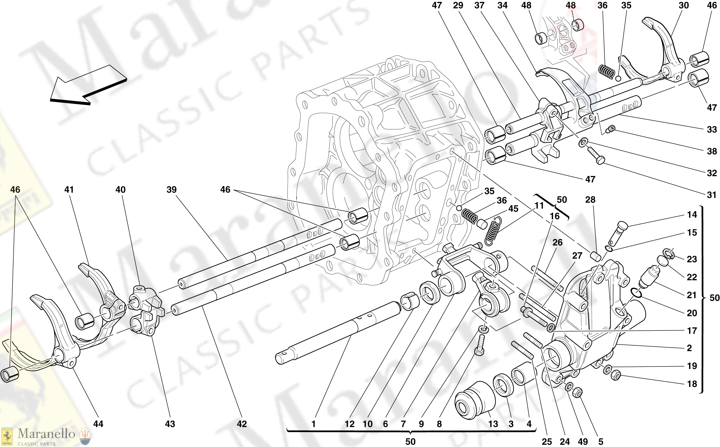 035 - Internal Gearbox Controls -Not For F1-