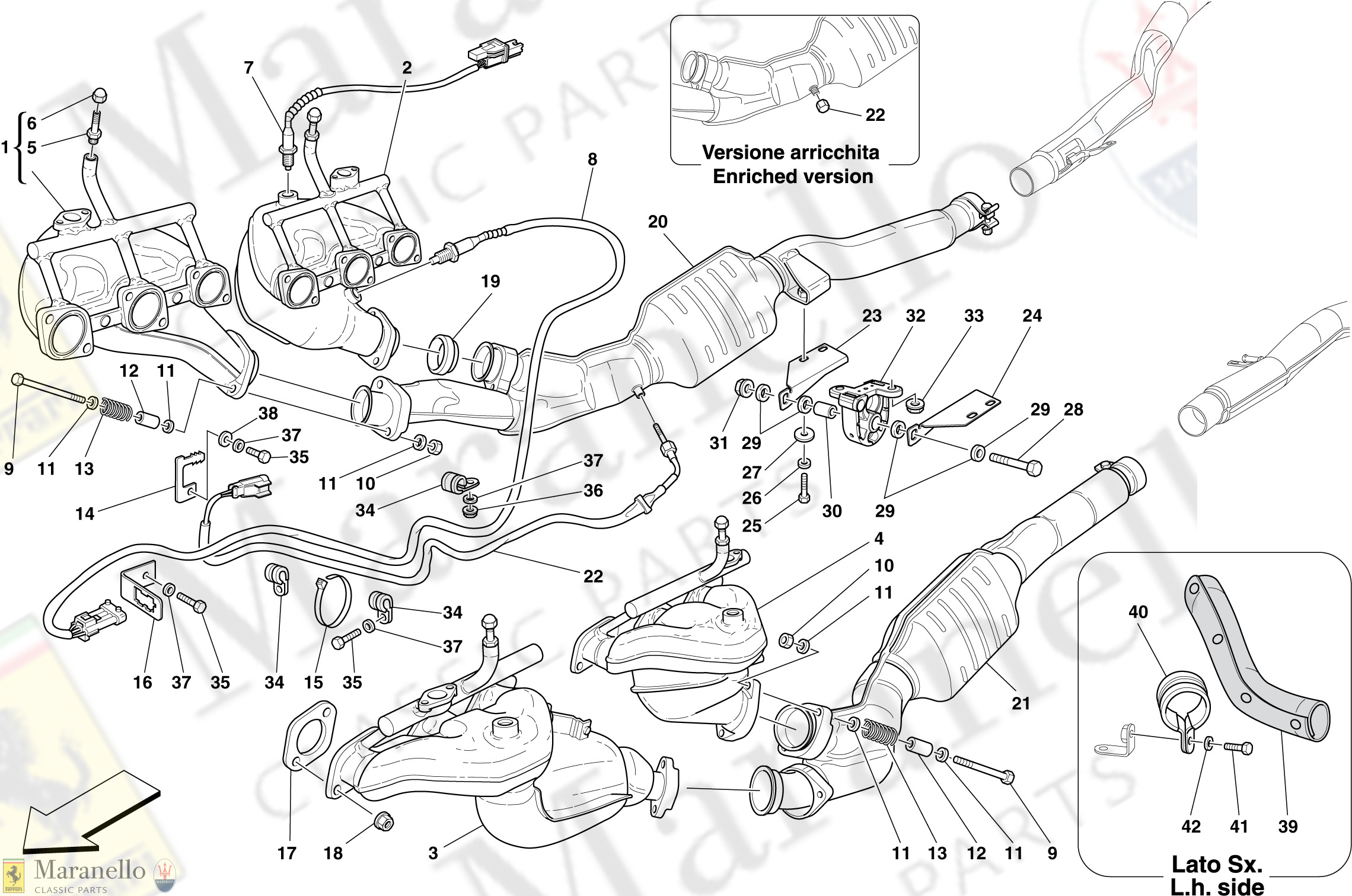 019 - Front Exhaust System