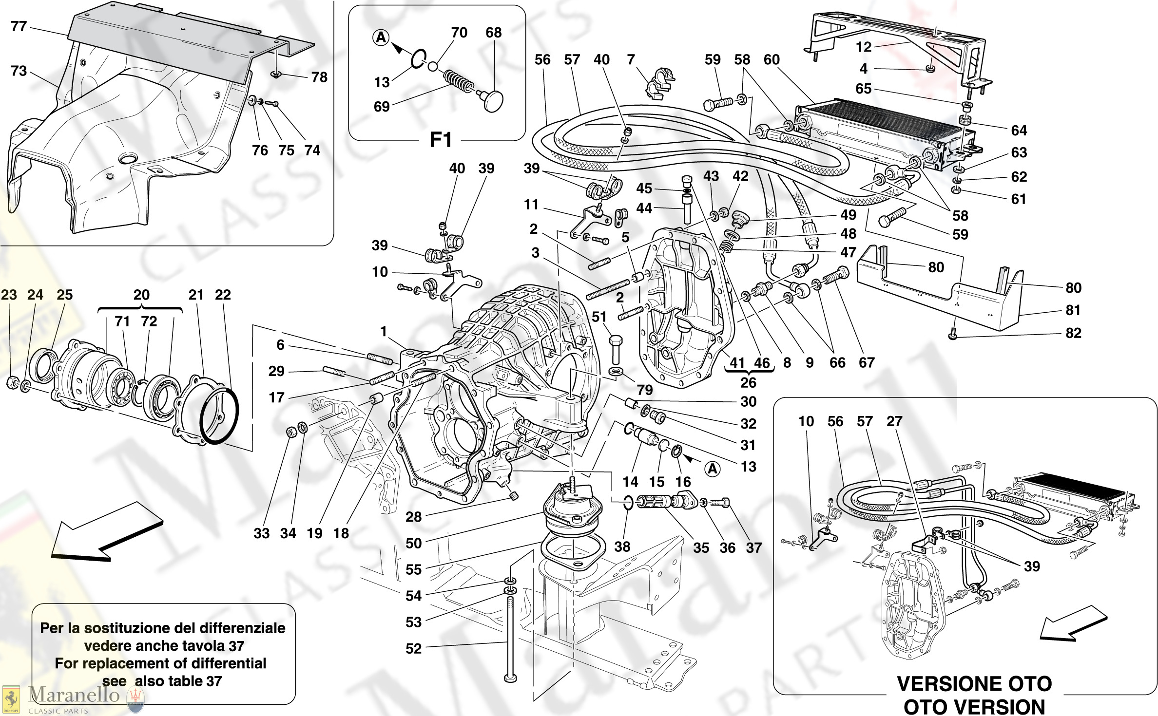 032 - Differential Case And Gearbox Cooling Radiator