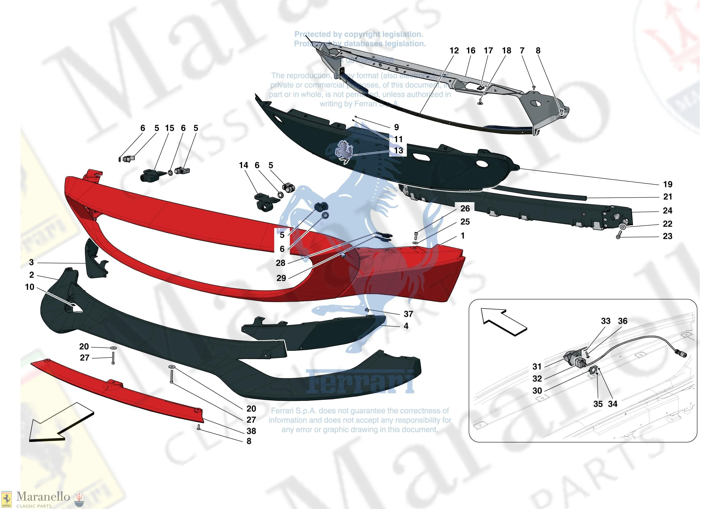0141 - [VEHICLE TRIM] - E.40 - FRONT BUMPER