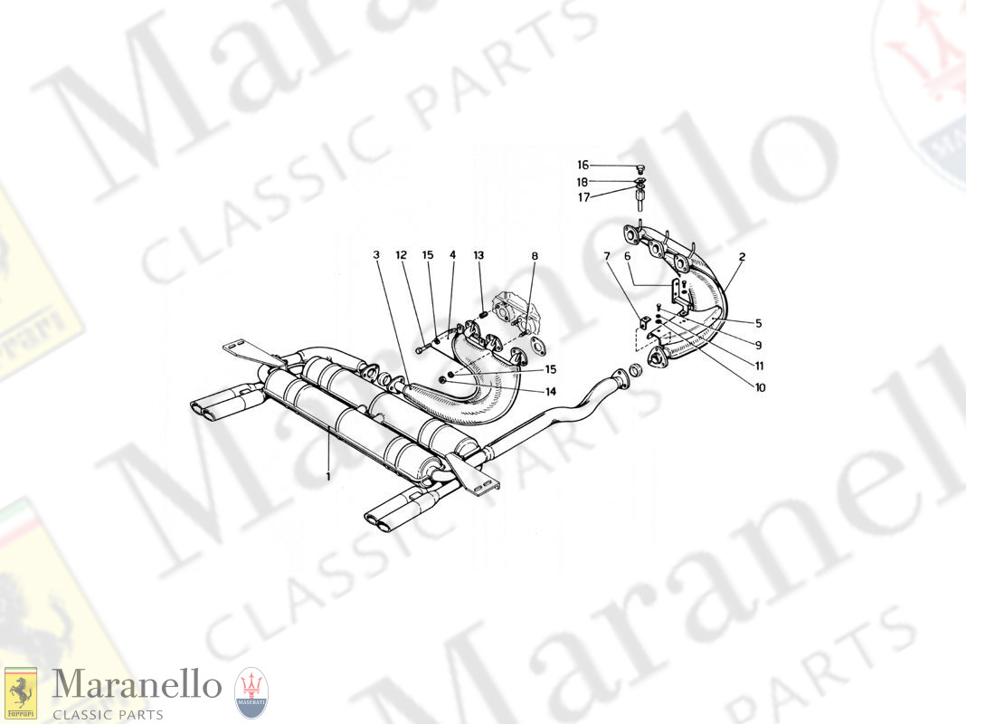 047 - Exhaust System (Variants For Usa Versions)
