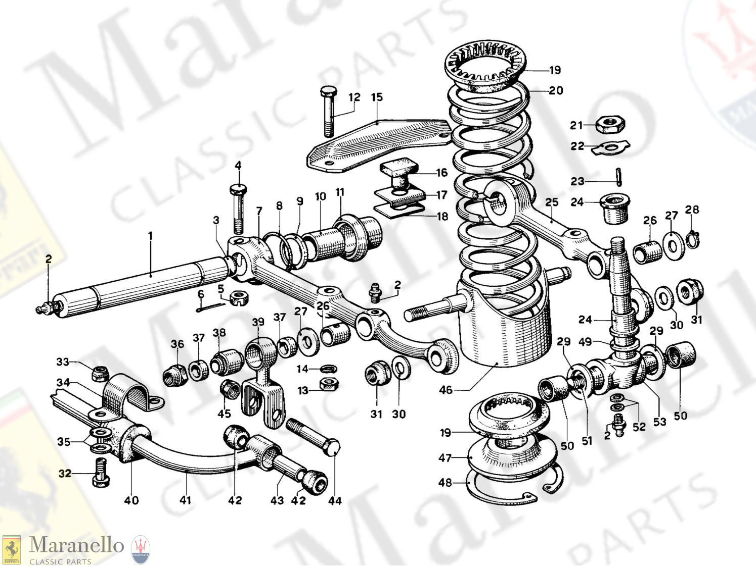 031 - Front Wheel Suspension - Bottom Arms