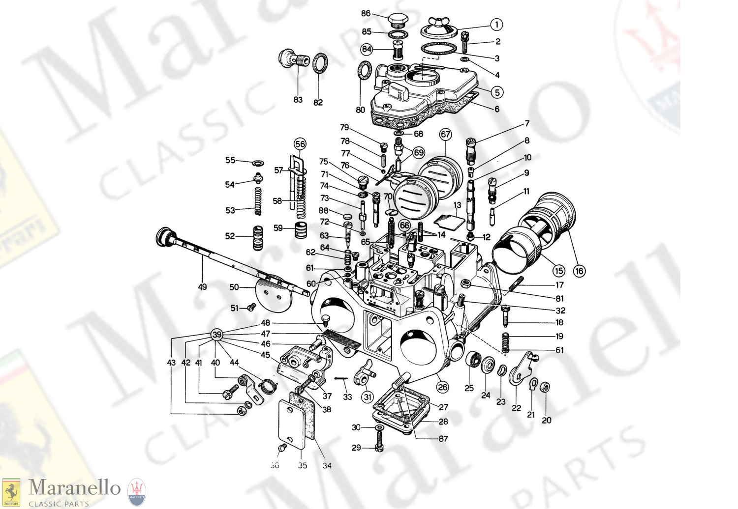 011 - Weber Carburettors (38 Dcoe 110 - 111 - 110M - 111M)