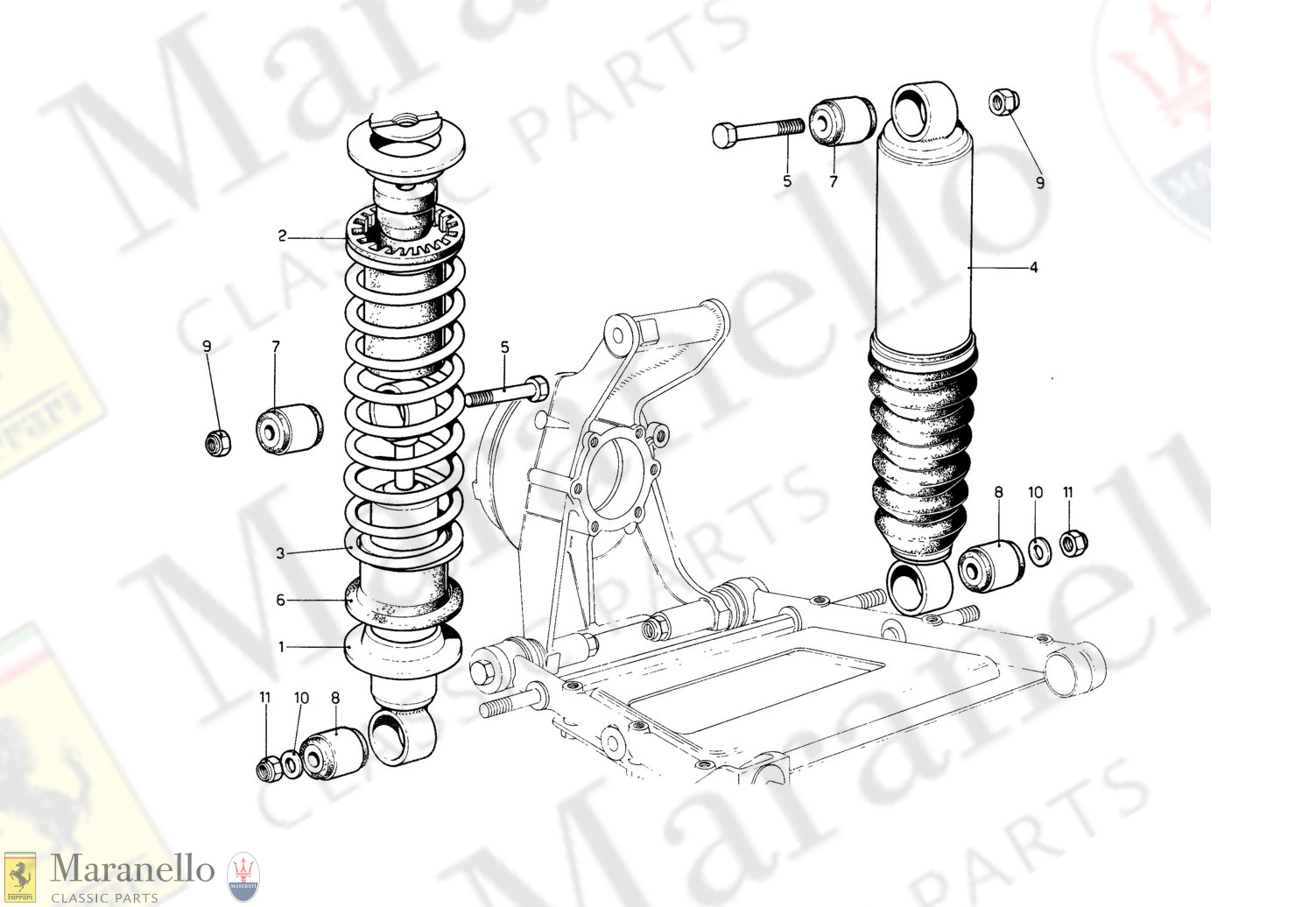 046 - Rear Suspension - Shock Absorber And Self-Leveling