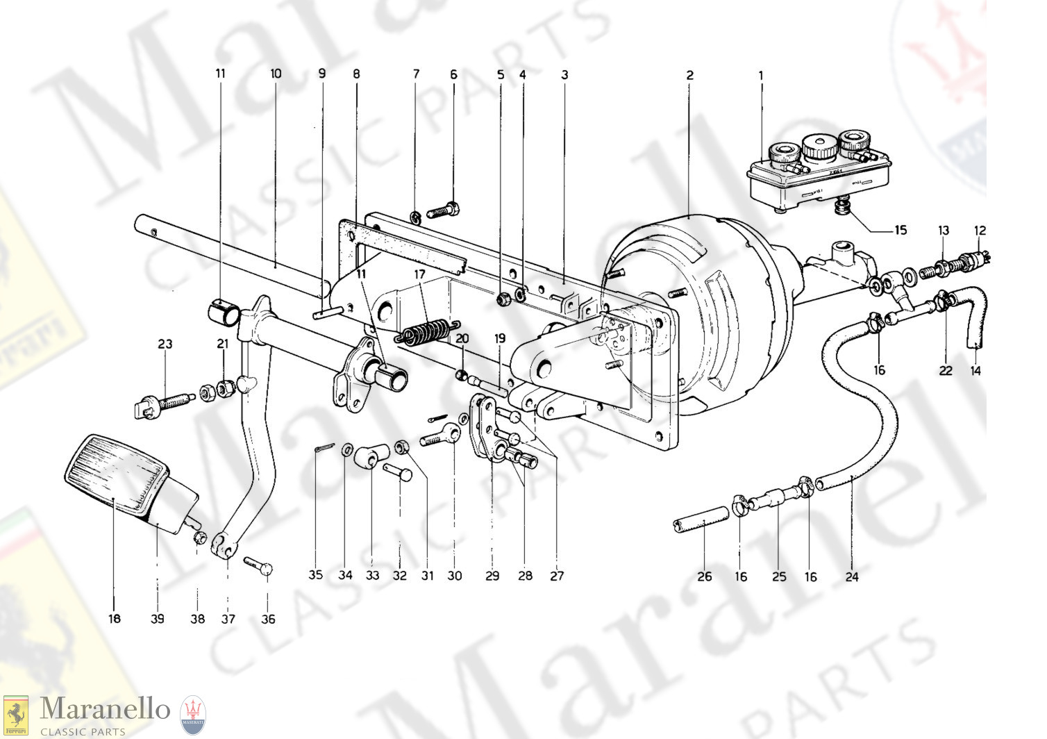 055 - Brakes Hydraulic Drive (400 Automatic - Variants For RHD Version)