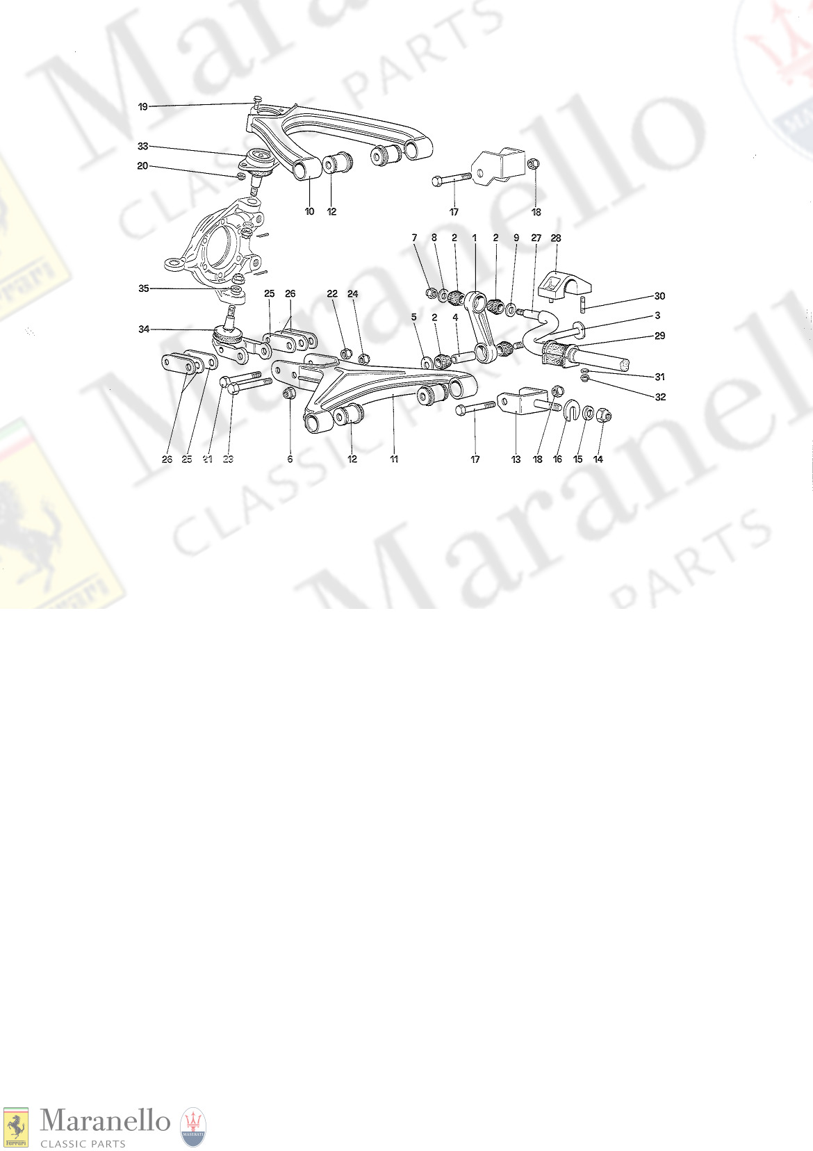 043A - Front Suspension - Wishbones - Starting From Car N 75997 (Apr89)