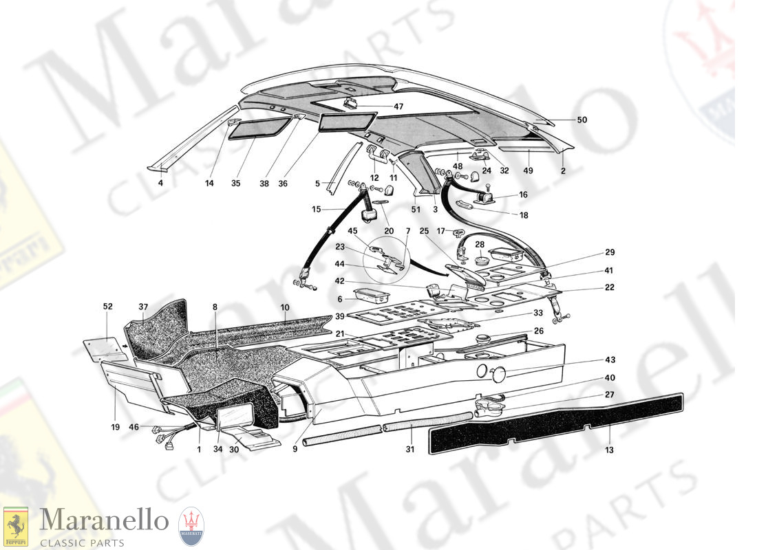 116 - Roof, Tunnel And Safety Belts