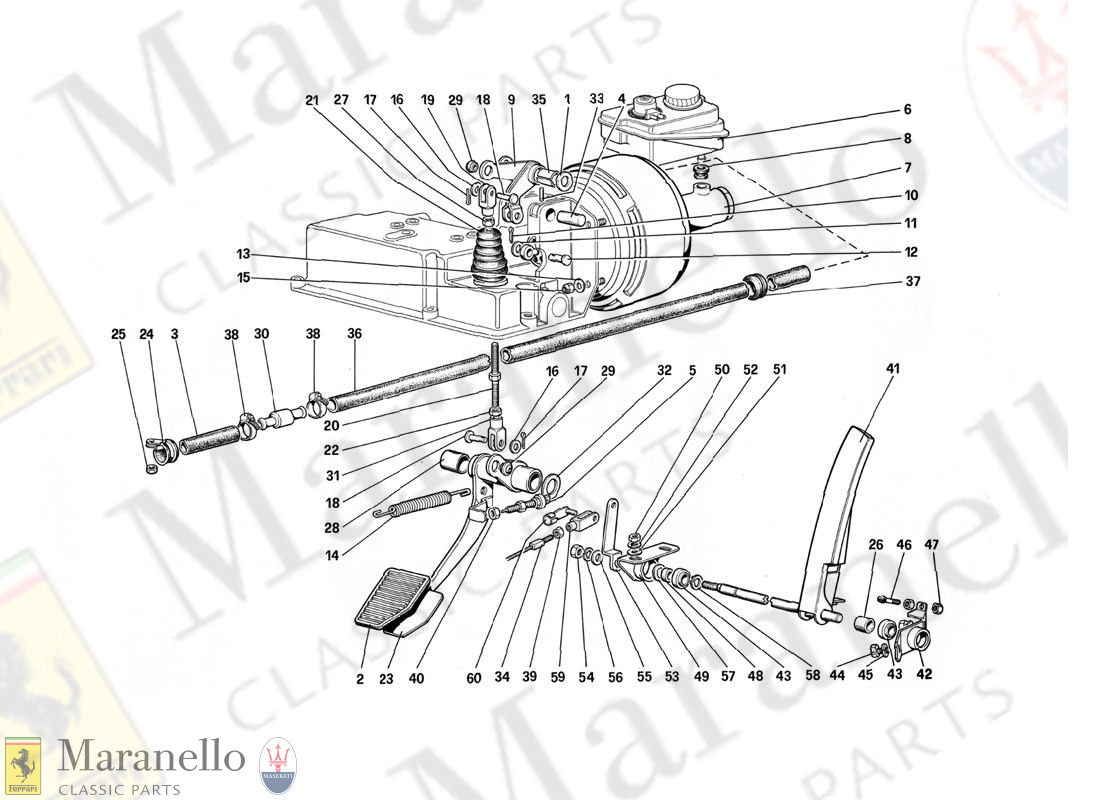 049 - Throttle Control And Brake Hydraulic System (Variants For RHD)