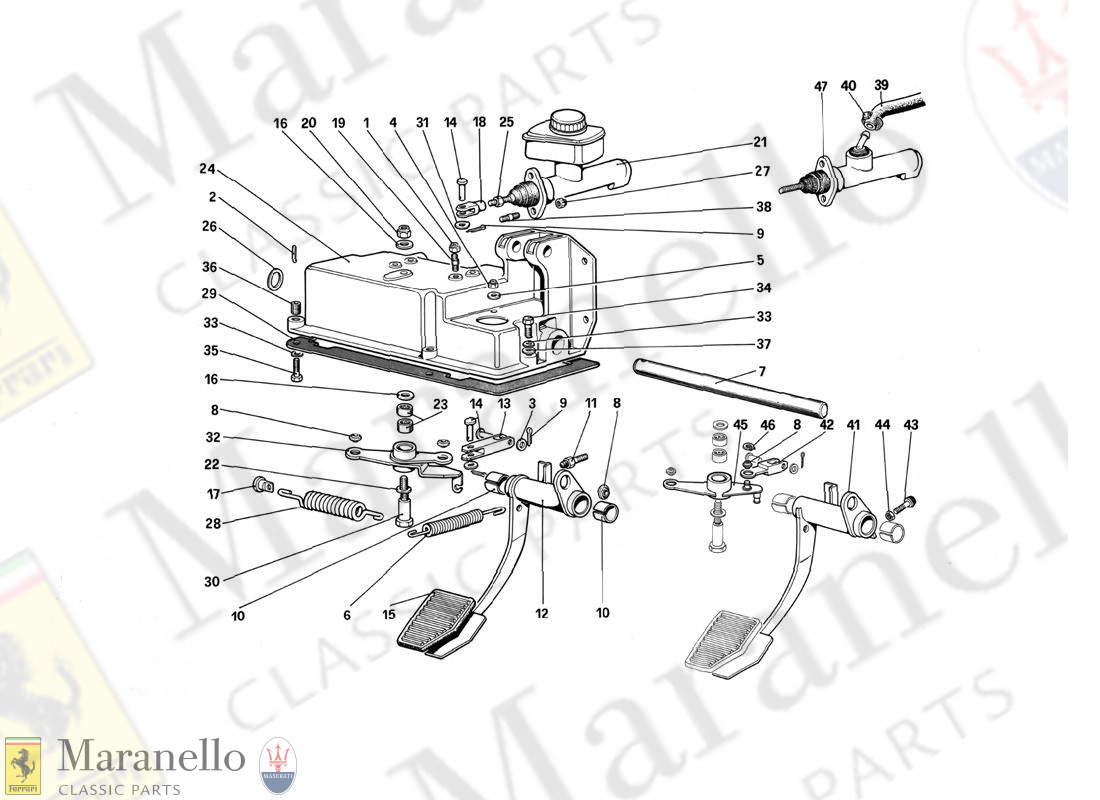 048 - Pedal Board - Clutch Control (Variants For RHD)