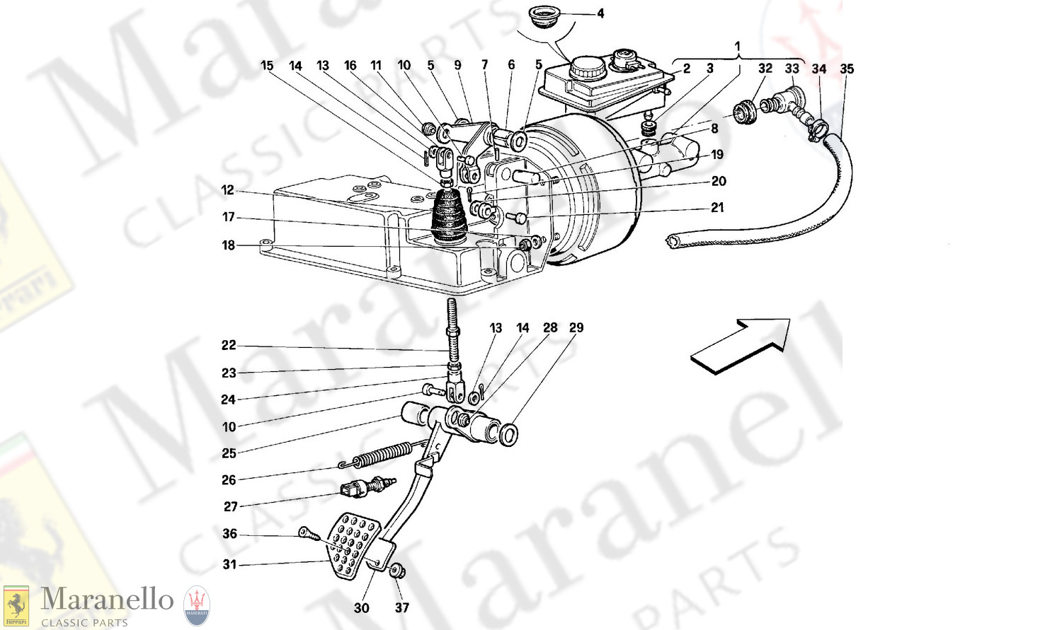 037 - Brake Hydraulic System - RHD