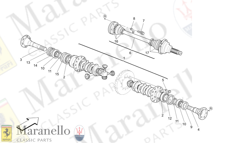 M3.21 - 1 DIFFERENTIAL AND REAR AXLE SHAFTS