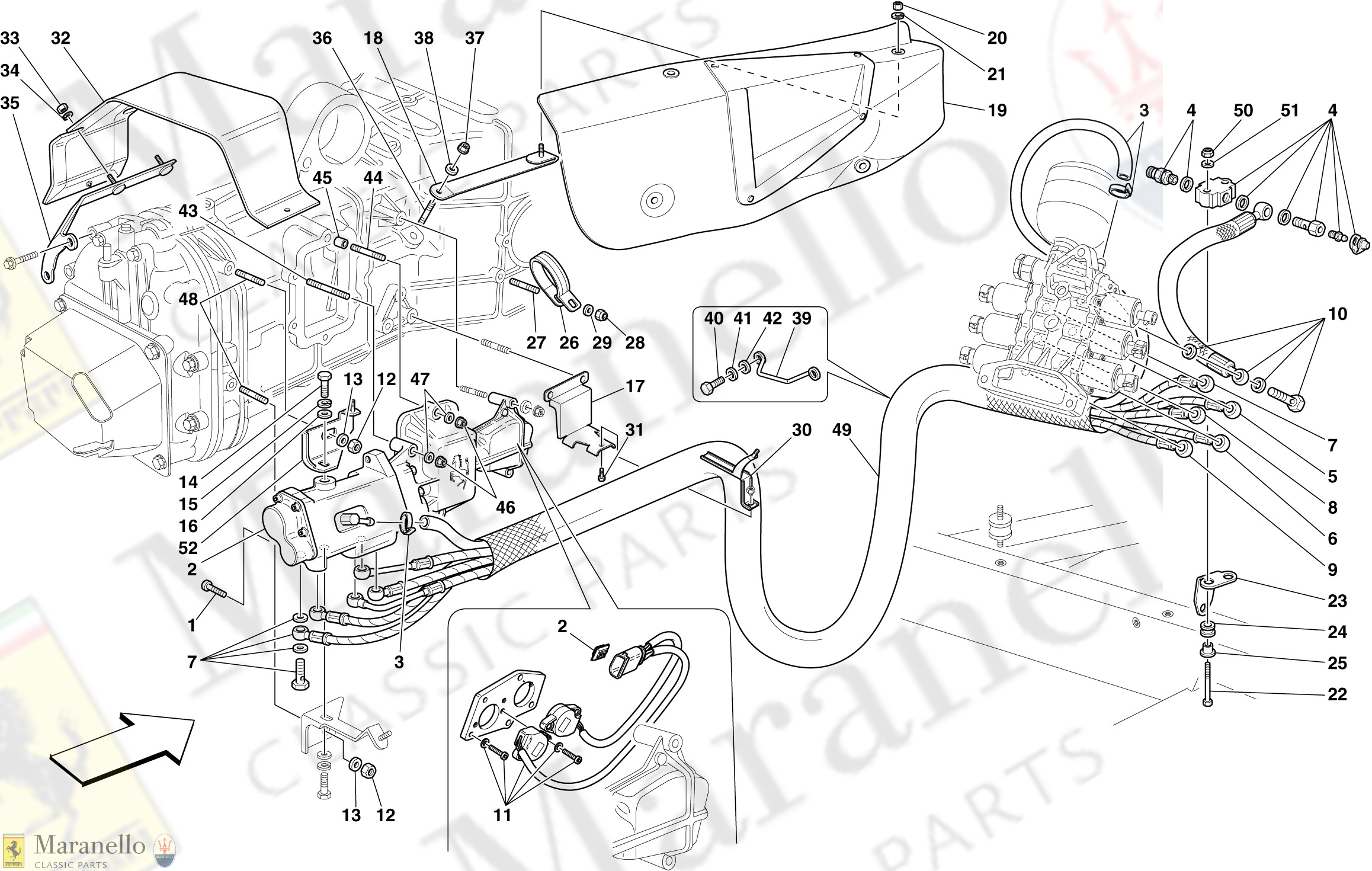 027 - F1 Gearbox And Clutch Hydraulic Control -Applicable For F1-