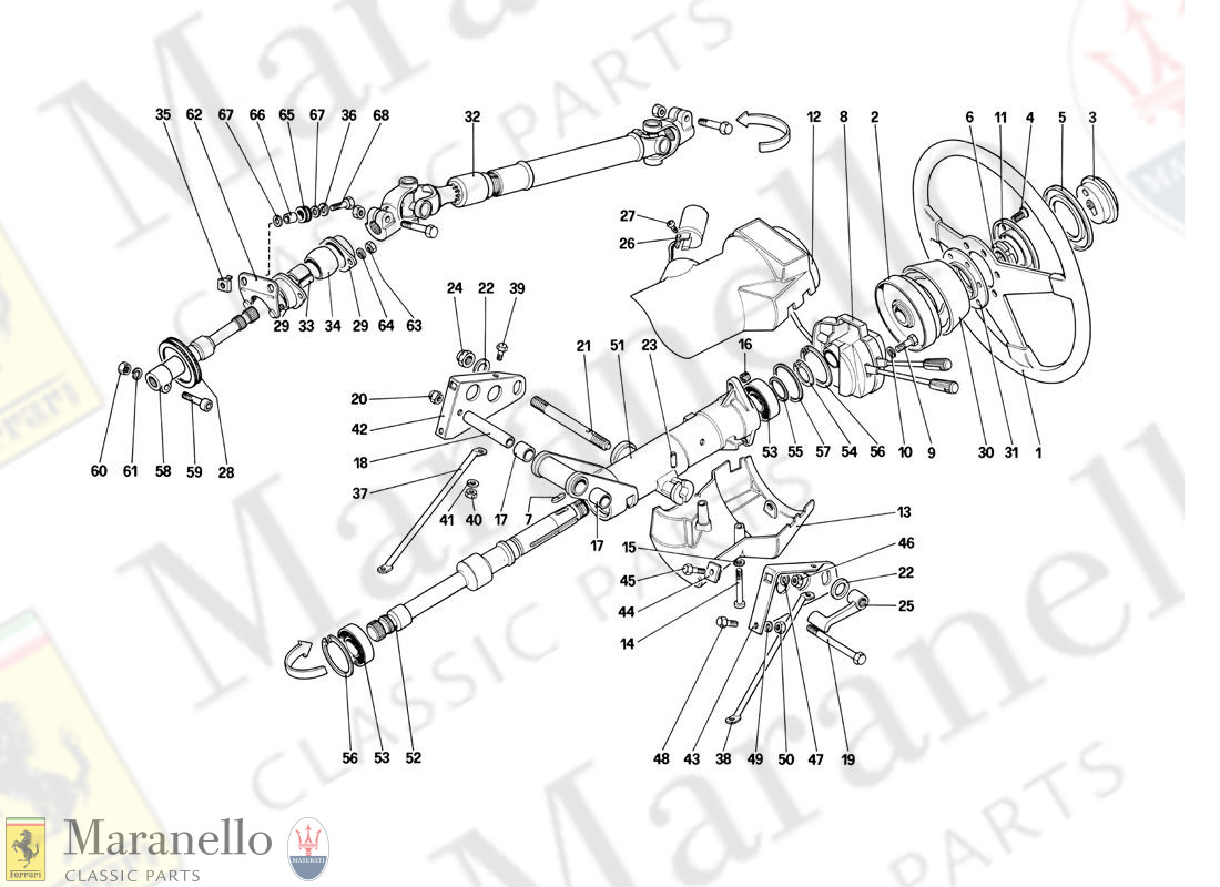 044 - Steering Column (Starting From Car No. 80423)