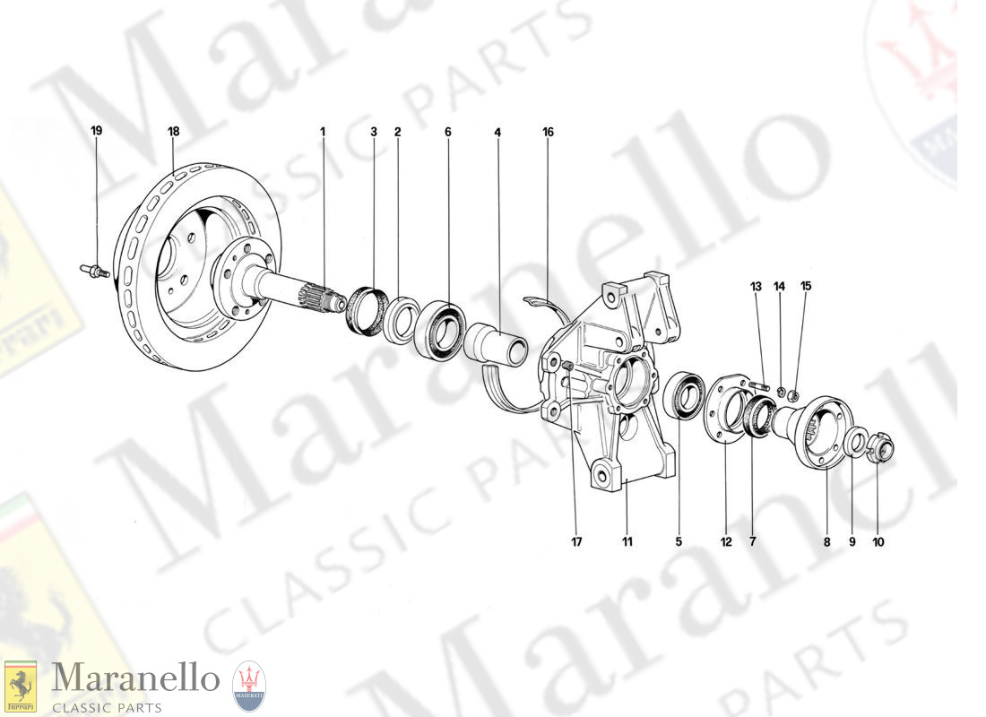 050 - Rear Suspension - Brake Disc (Starting From Car No.75997)