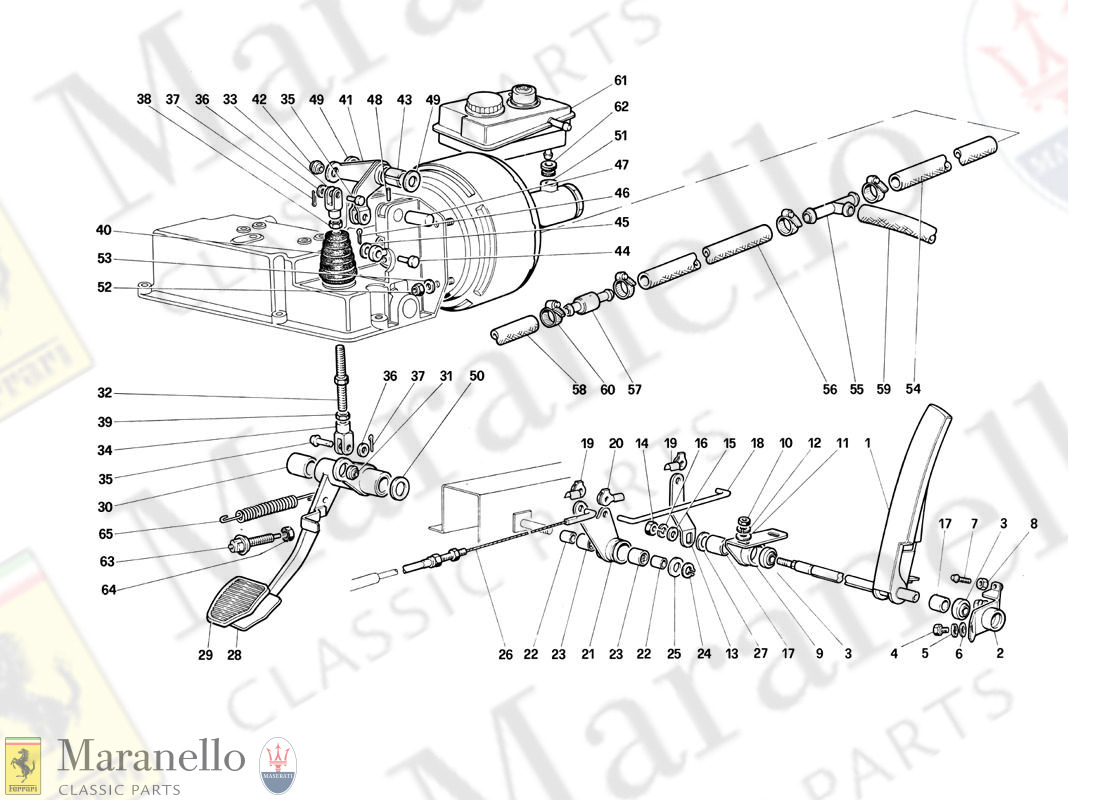 060 - Brake Hydraulic System - Accelerator Control (Variants For RHD)