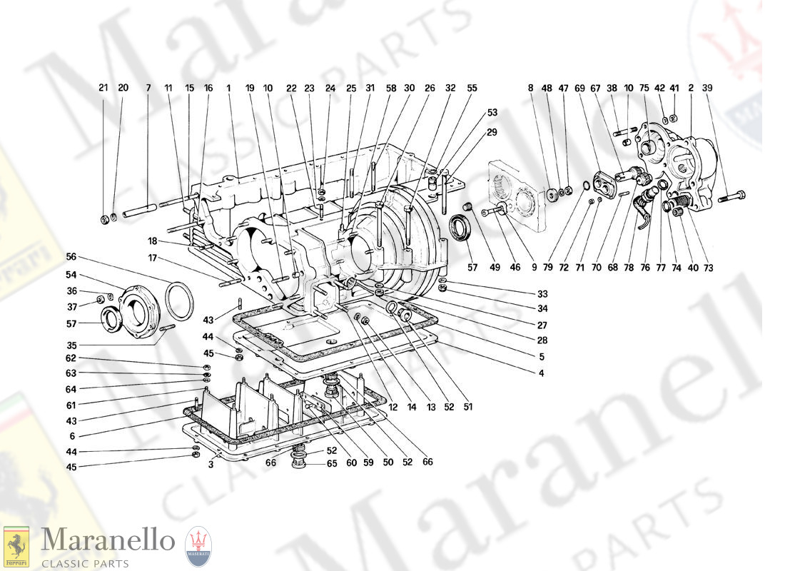 021 - Gearbox - Differential Housing And Oil Sump