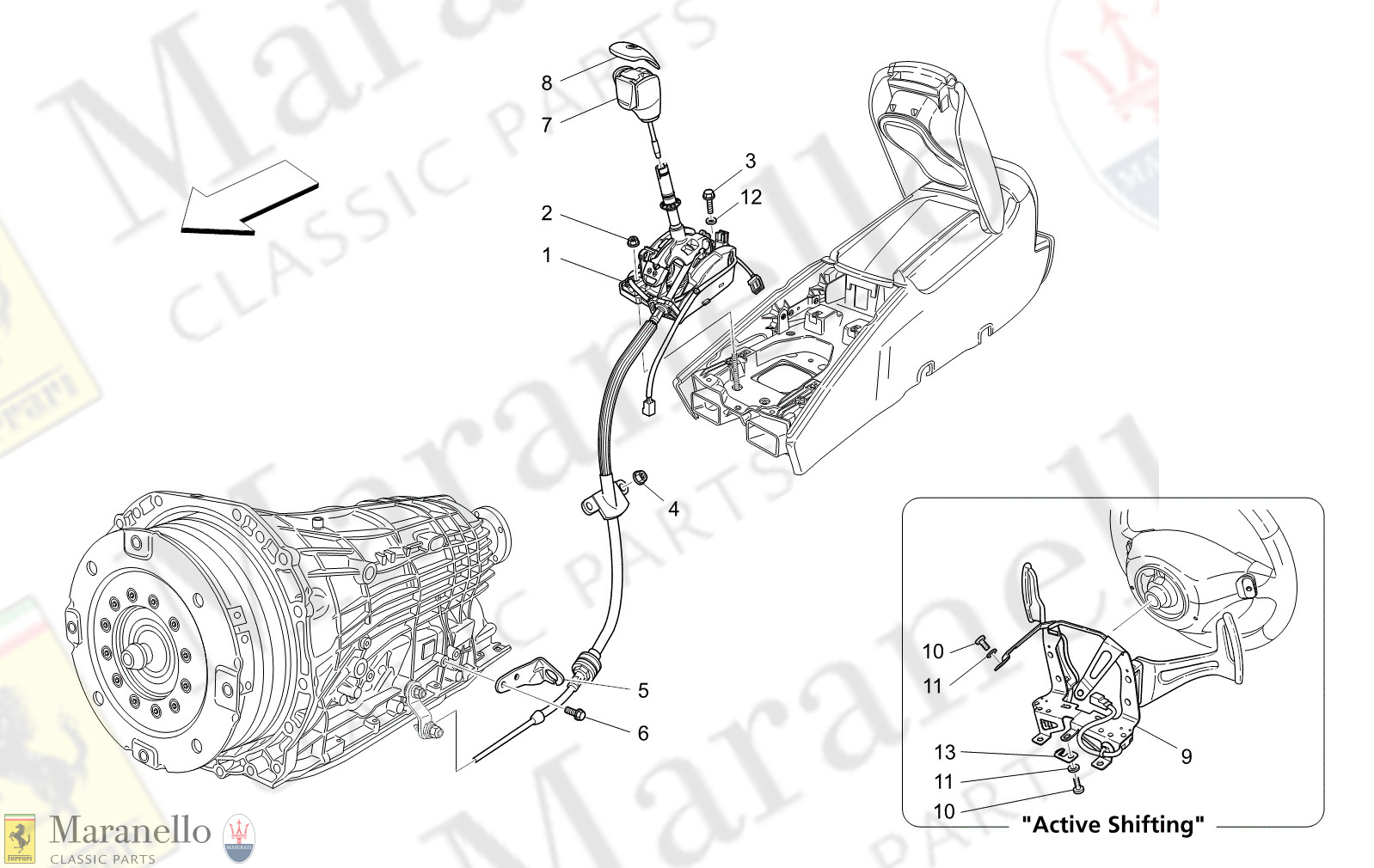 03.02 - 11 - 0302 - 11 Driver Controls For Automatic Gearbox