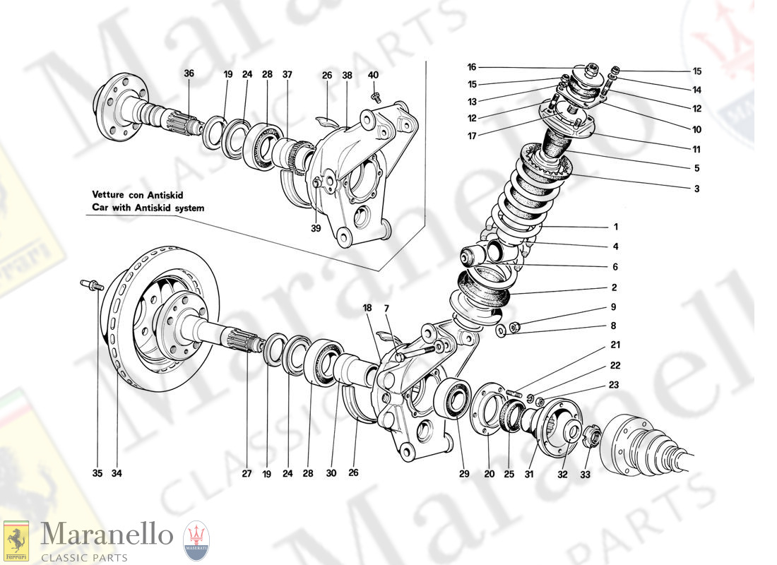 046 - Rear Suspension - Shock Absorber And Brake Disc