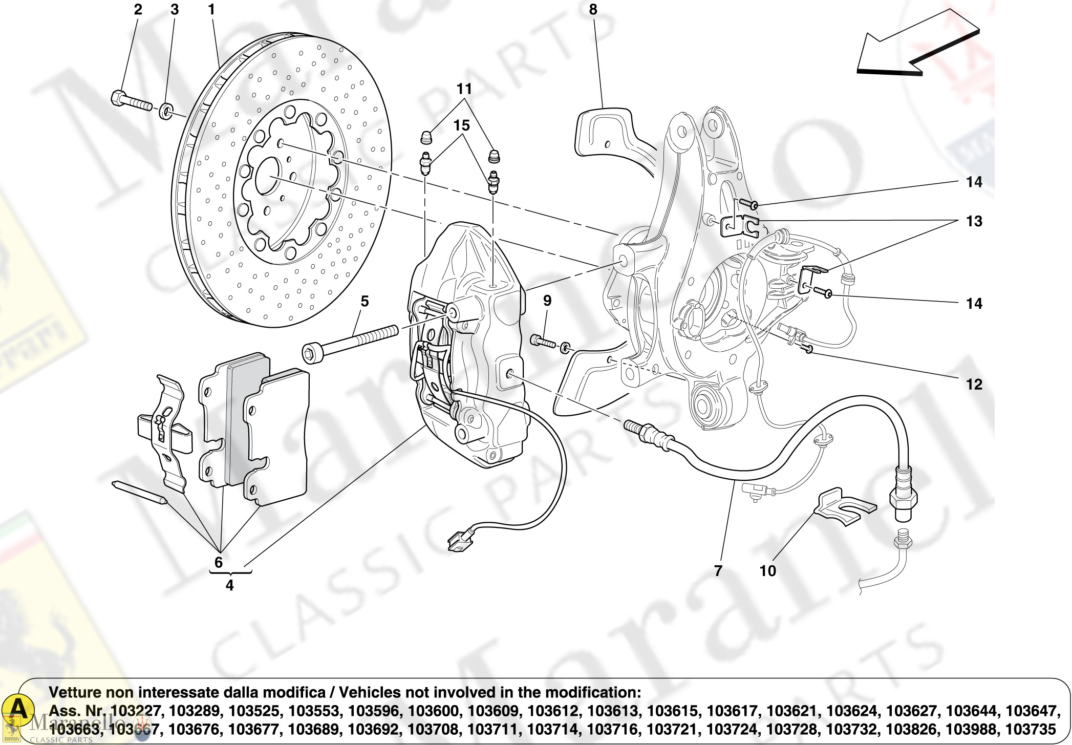 040 - Rear Wheel Brake System Components