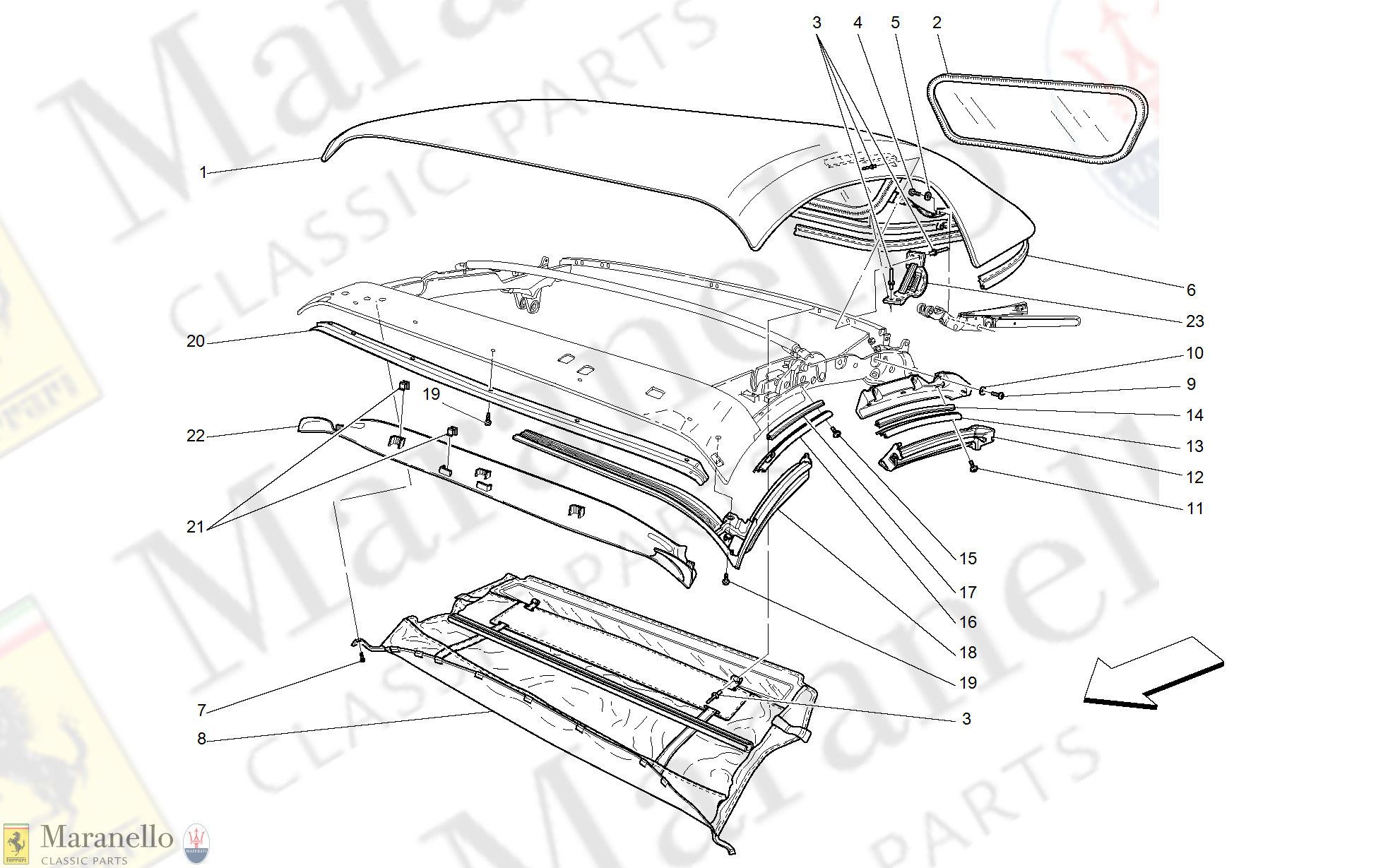 111 - Chassis - Gaskets - Mouldings