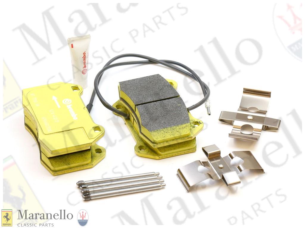 Front Brake Pad Set With Sensor Cables