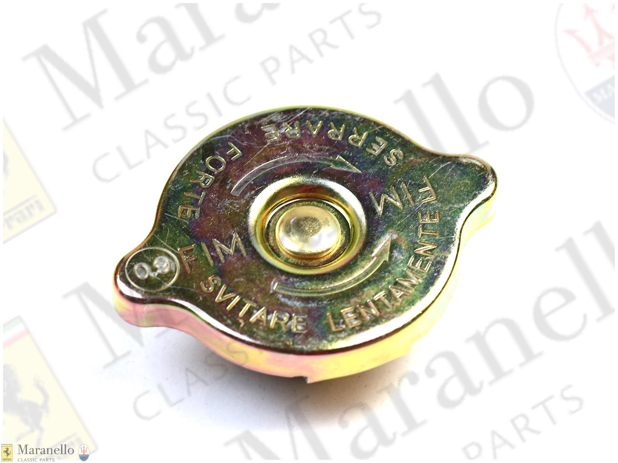 Ferrari part 101499/A Radiator Pressure Cap (0.9 Bar) Maranello