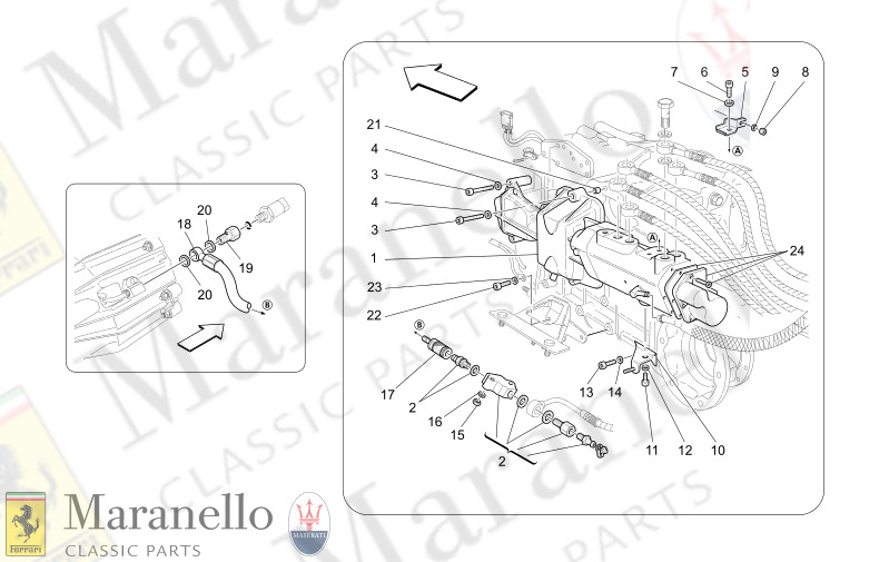02.01 - 1 ACTUATION HYDRAULIC PARTS FOR F1 GEARBOX