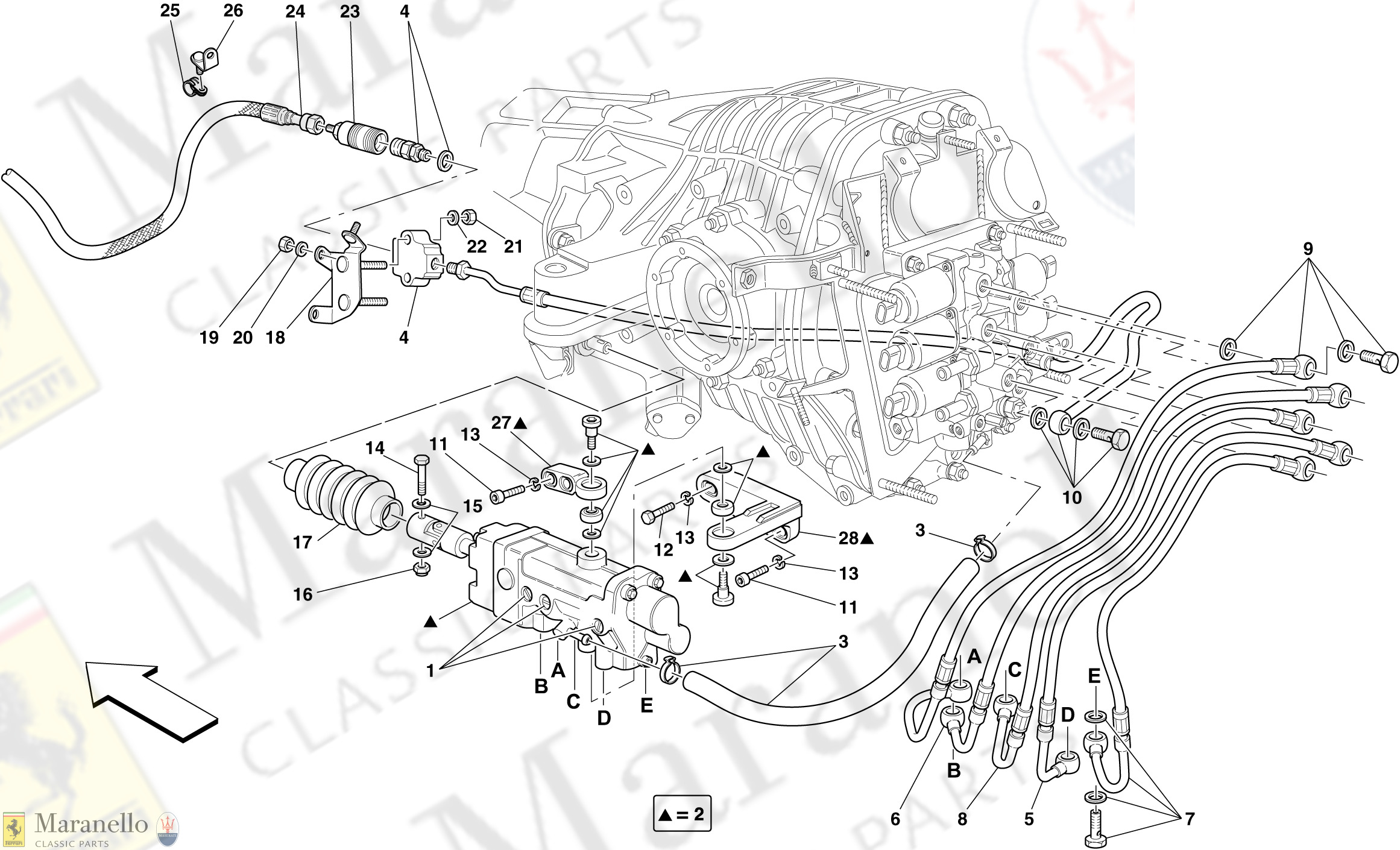 037 - F1 Clutch Hydraulic Control -Applicable For F1-