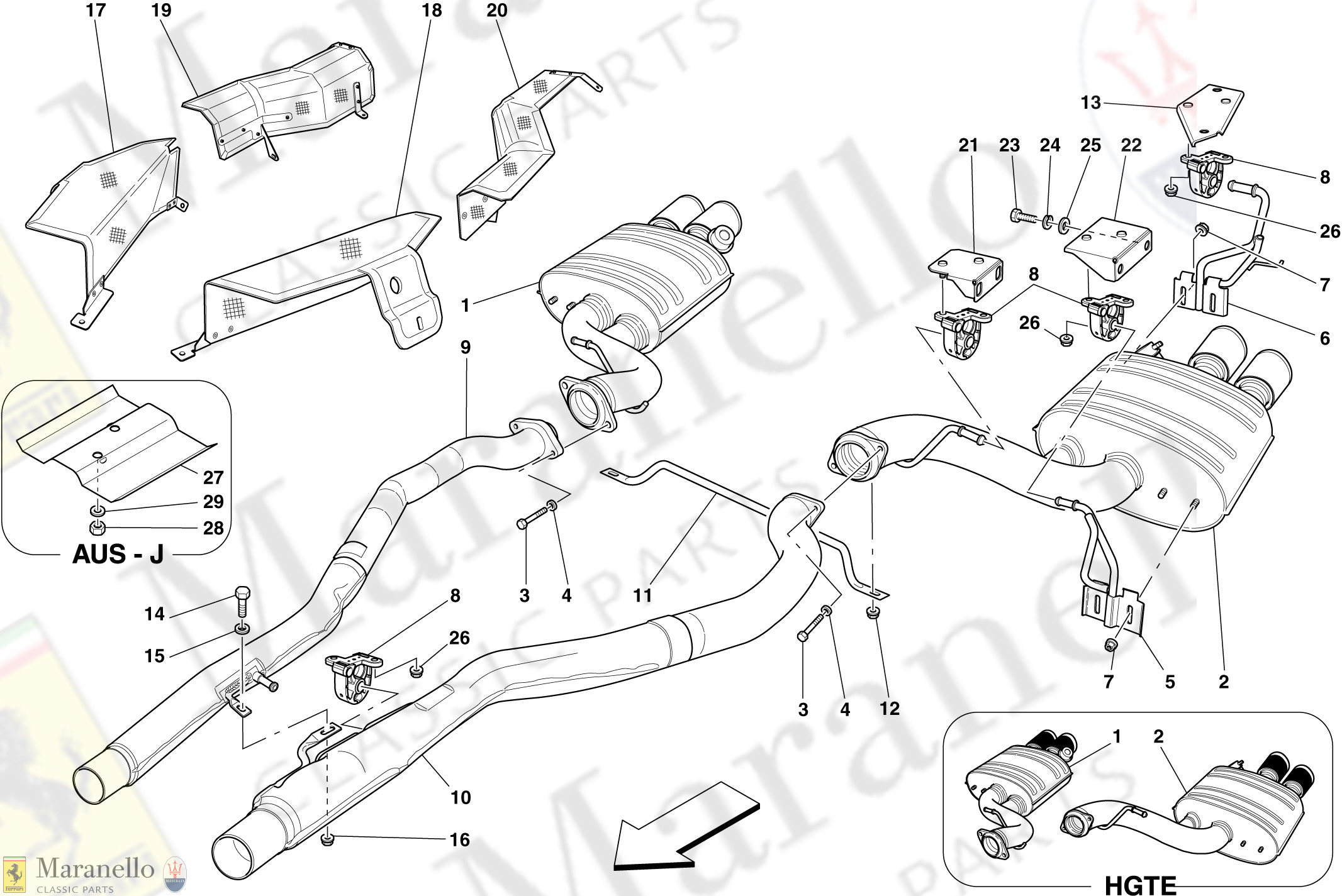 018 - Rear Exhaust System
