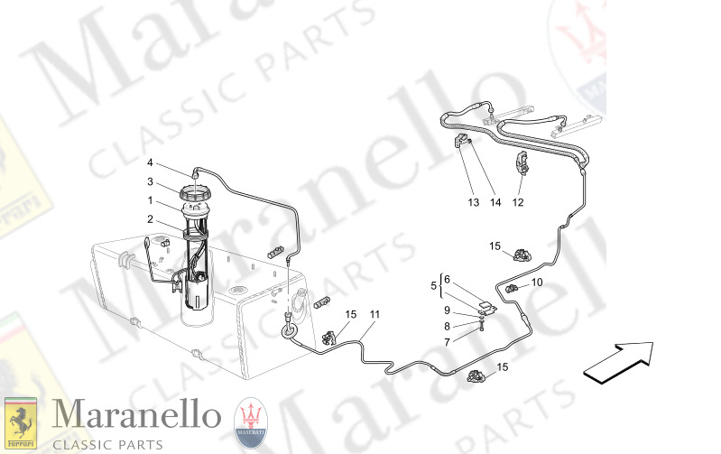 M1.43 - 1 FUEL PUMPS AND CONNECTION LINES