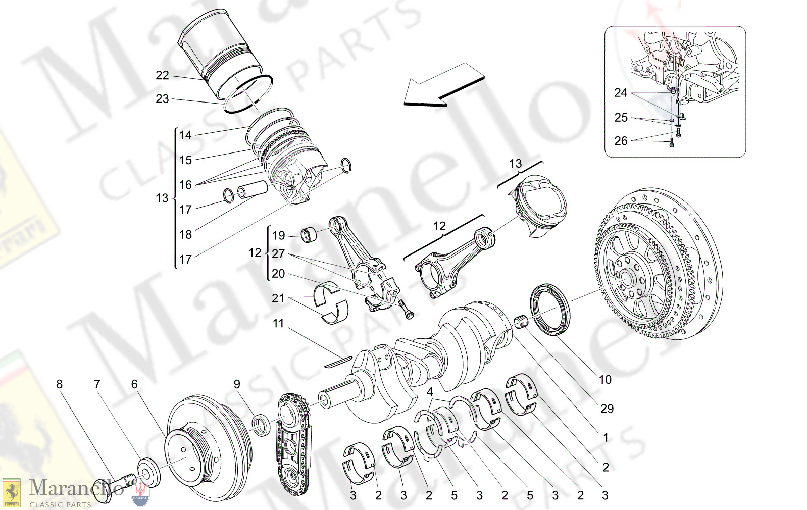 01.10 - 12 - 0110 - 12 Crank Mechanism