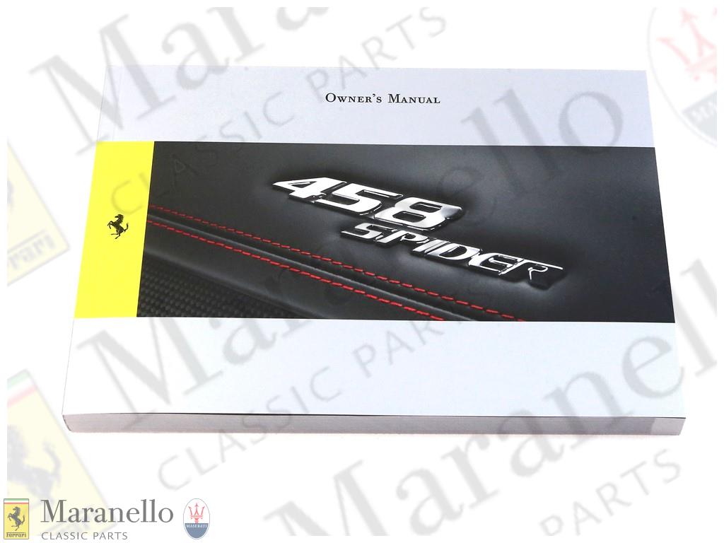 458 Spider Owners Handbook - English
