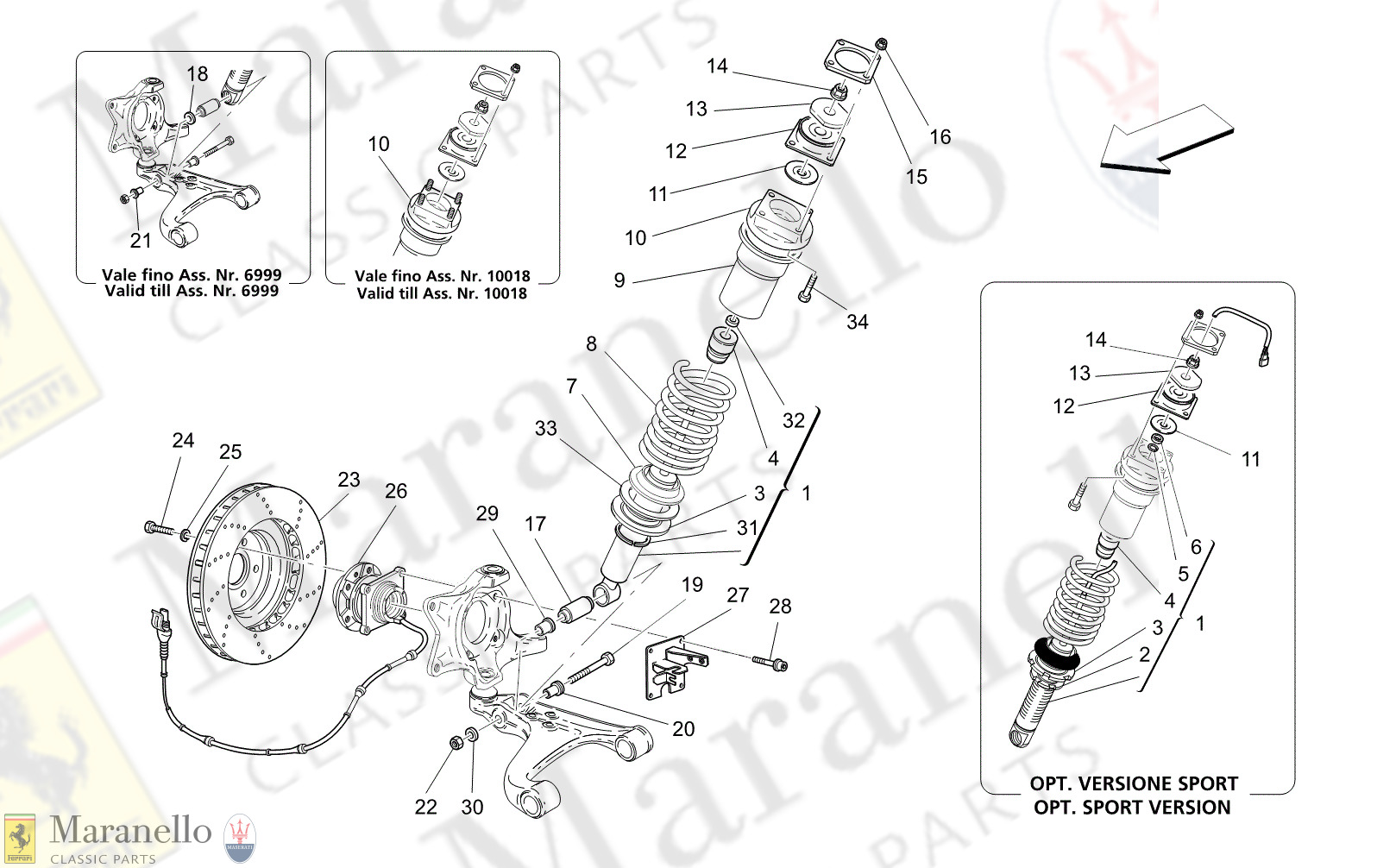 M6.11 - 11 - M611 - 11 Front Shock Absorber Devices