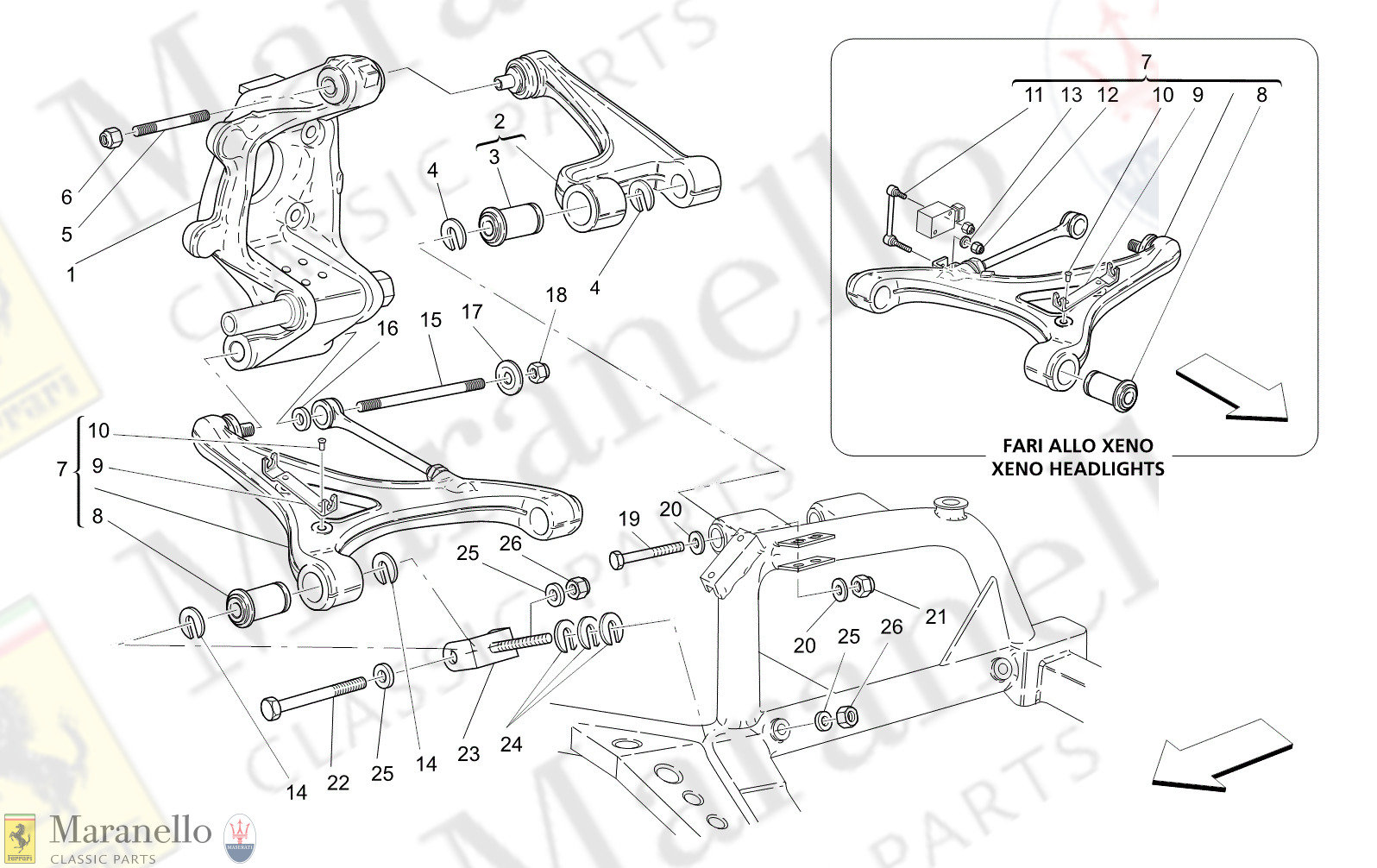 M6.20 - 11 - M620 - 11 Rear Suspension
