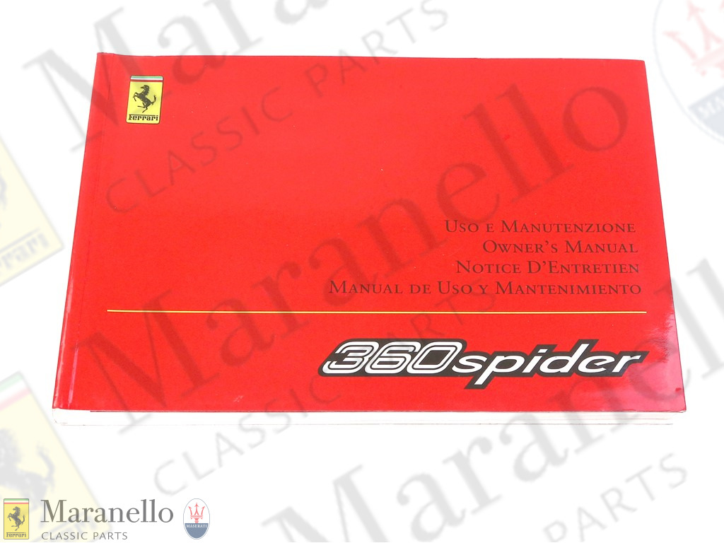 360 Spider Owners Handbook 2004