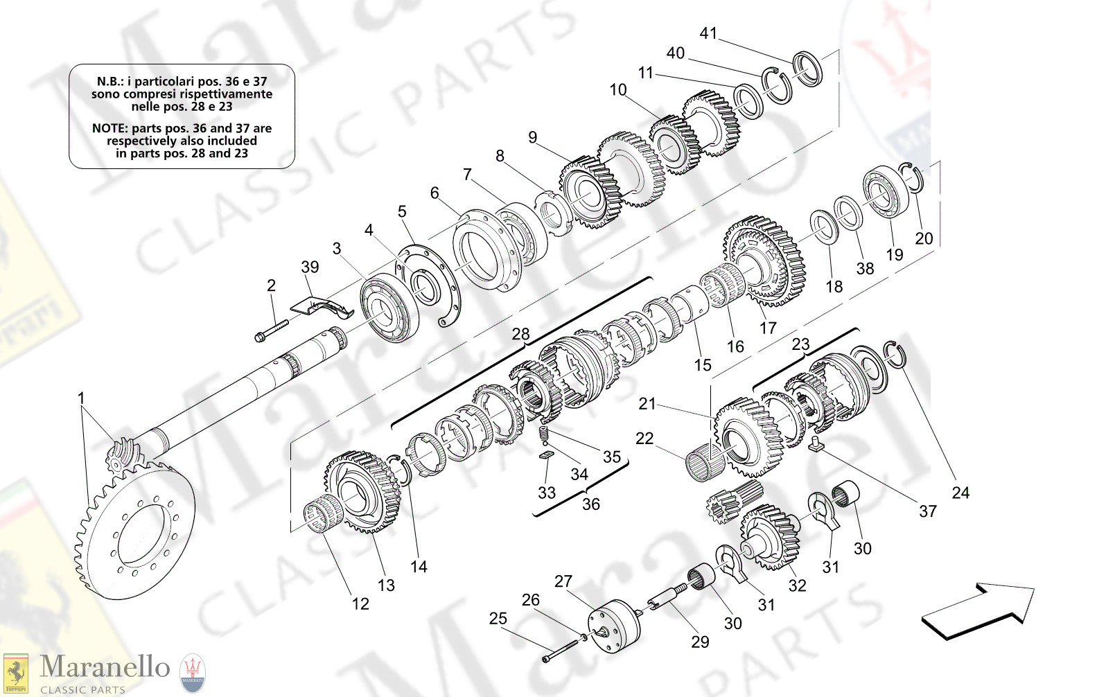 M3.12 - 13 - M312 - 13 Lay Shaft Gears