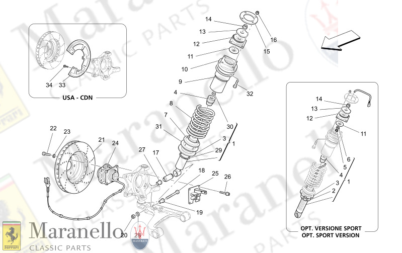 M6.11 - 1 FRONT SHOCK ABSORBER DEVICES