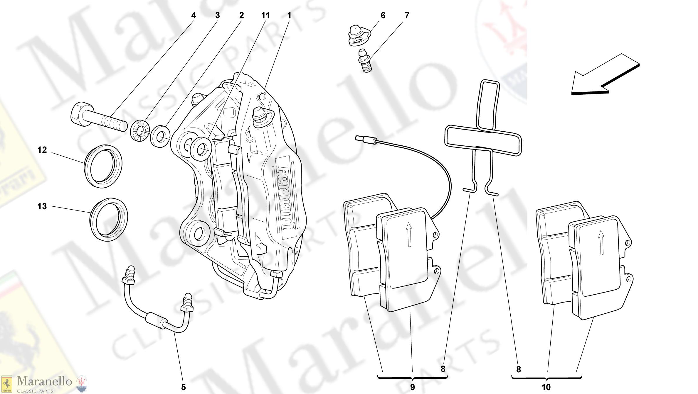 043 - Calipers For Front And Rear Brakes