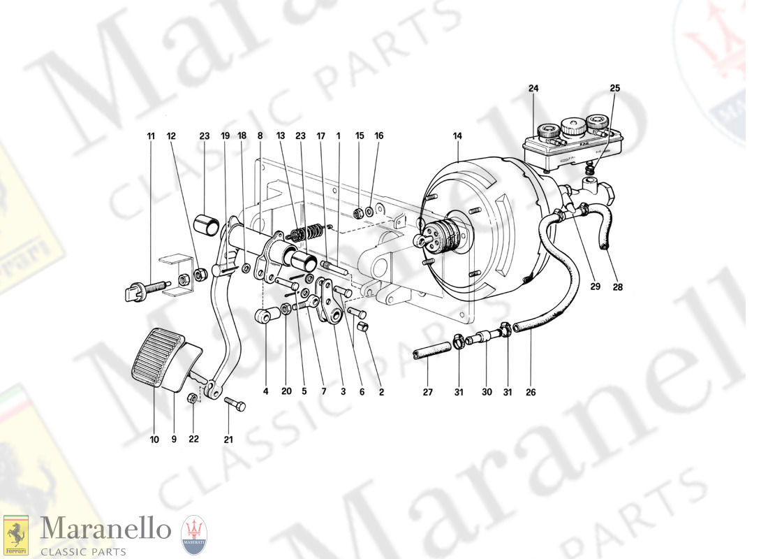 036 - Brakes Hydraulic Controll (400 Gt - For RHD)