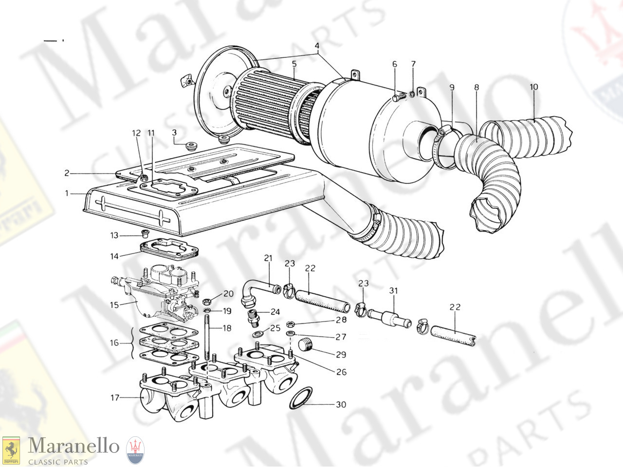 009 - Air Filter And Manifolds
