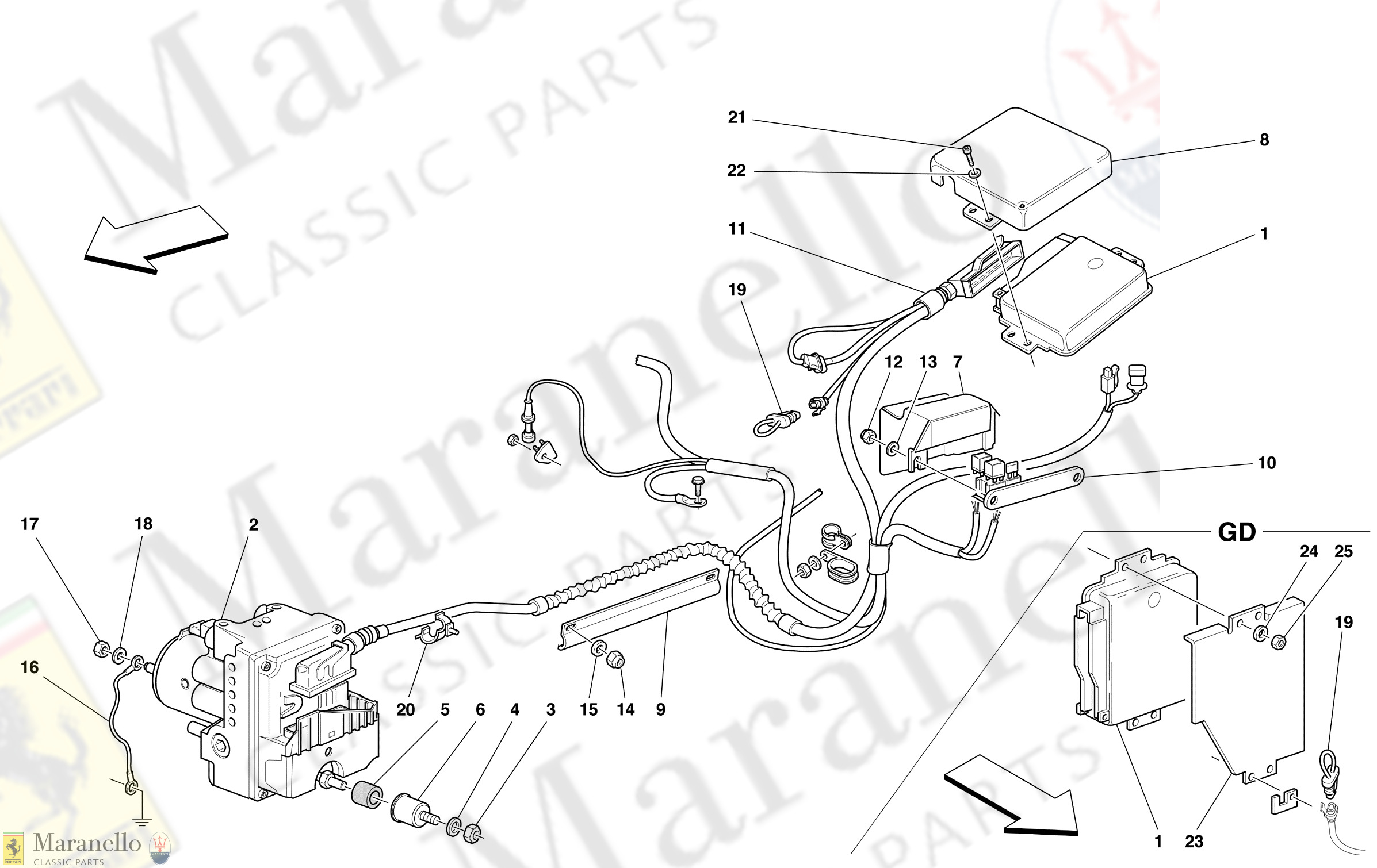 042 - Control Unit And Hydraulic Equipment For Abs/Asr System