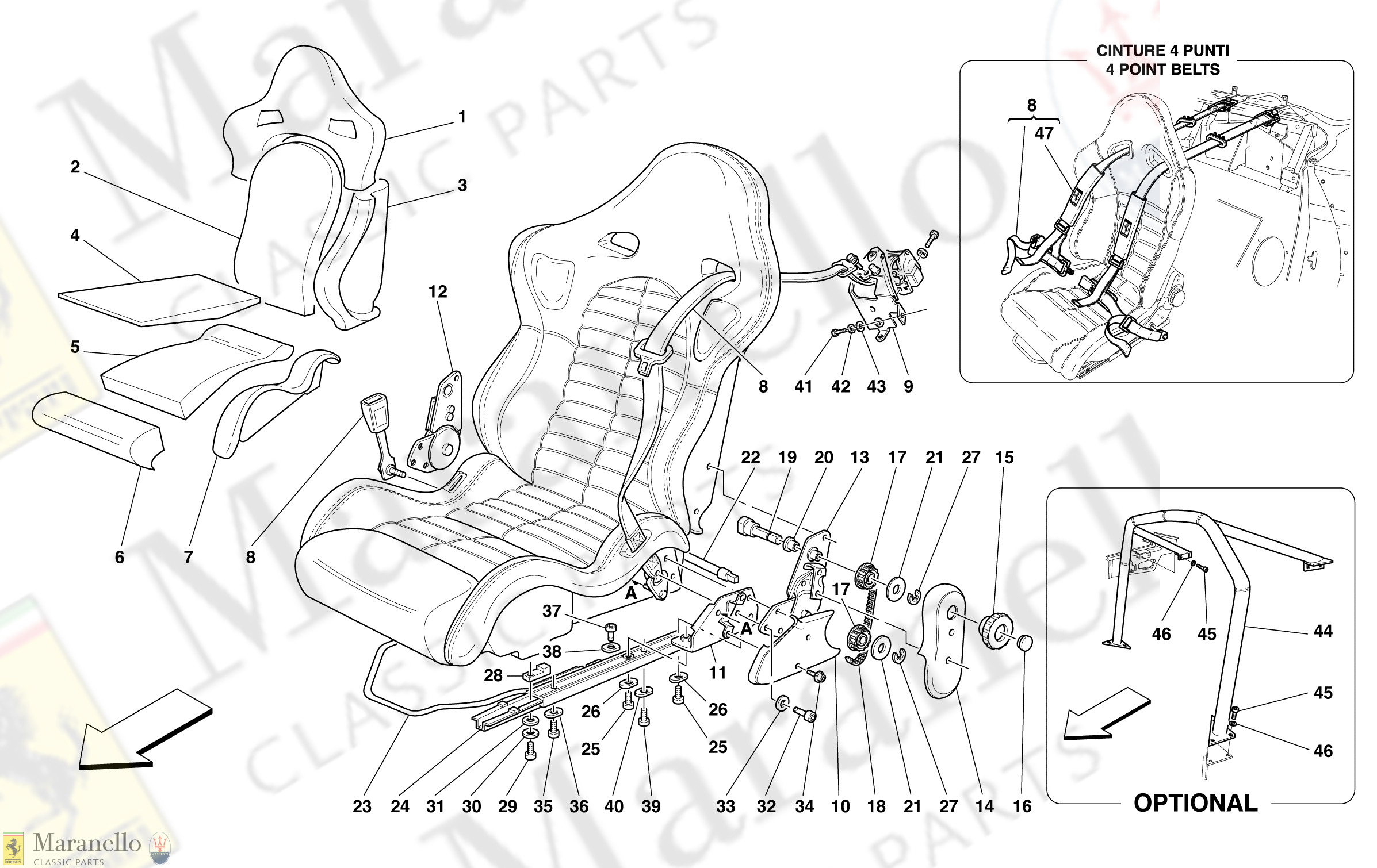 123 - Seat And Safety Belts -Sport-