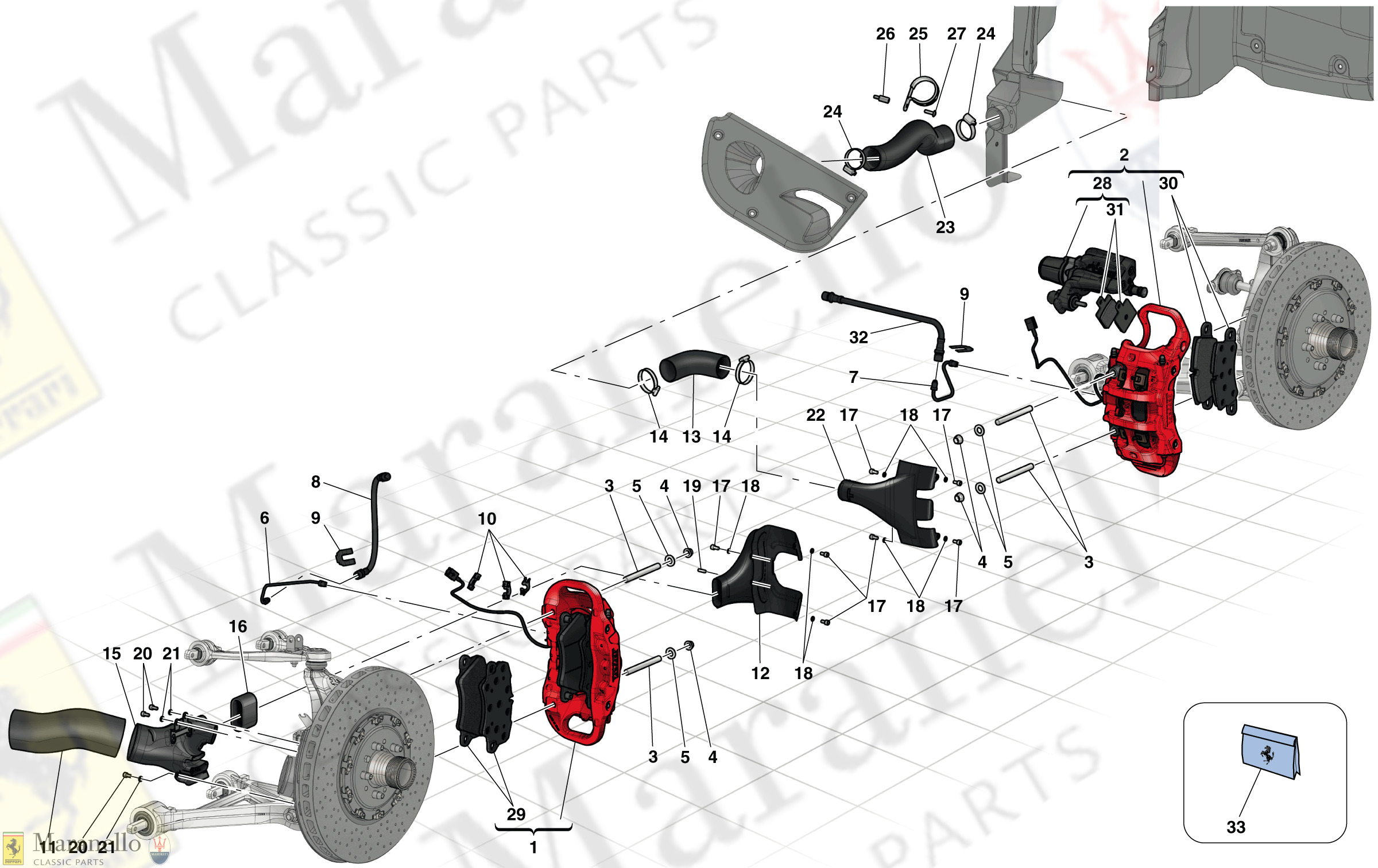 025 - Front And Rear Brake Calipers