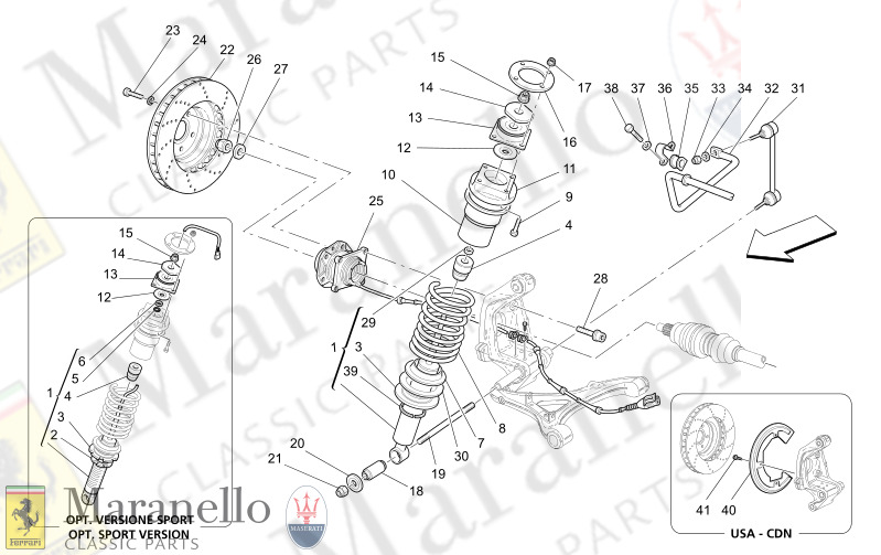 M6.21 - 1 REAR SHOCK ABSORBER DEVICES